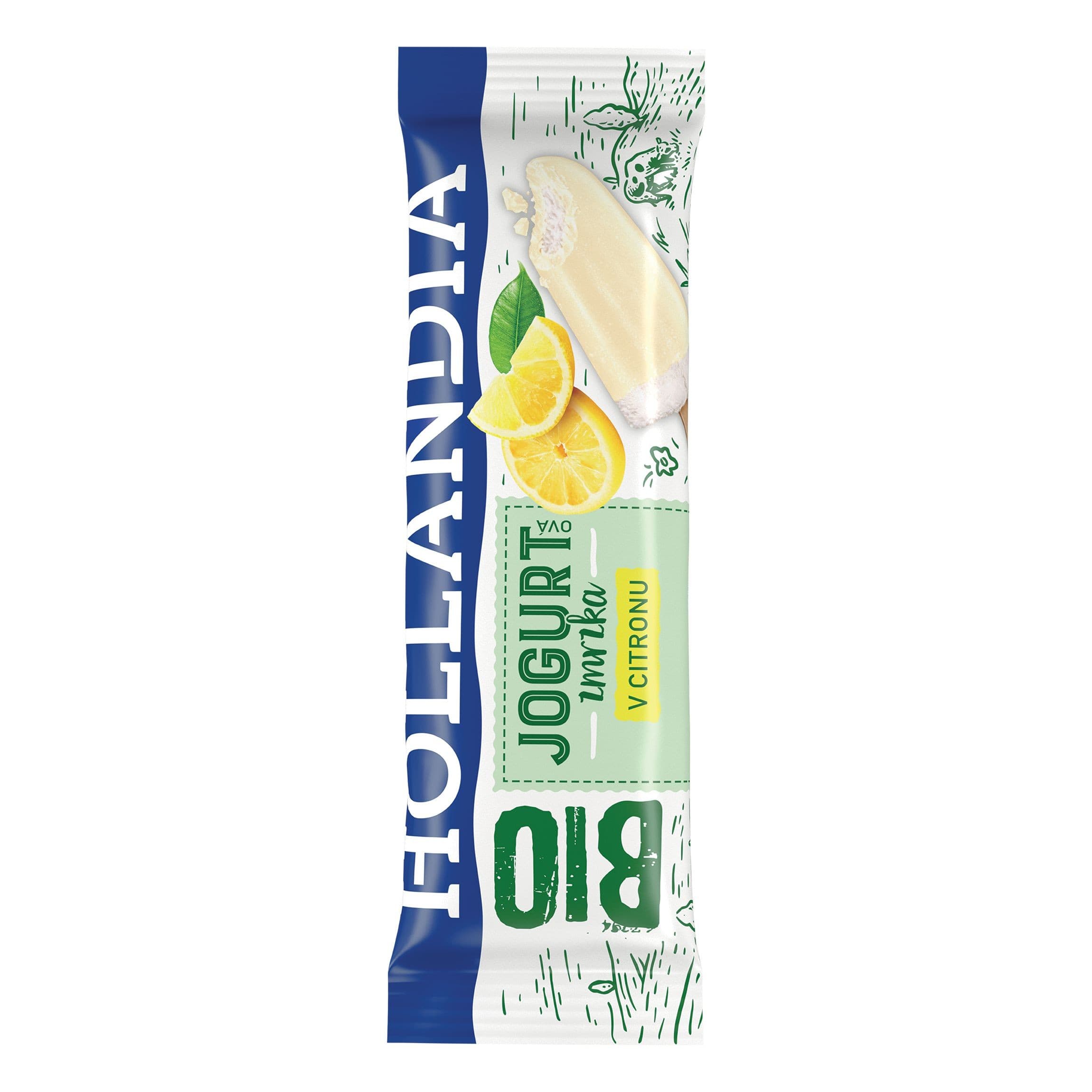 Hollandia BIO jogurtová zmrzka v citronu 50ml