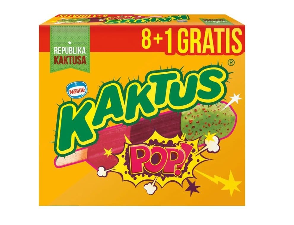 Nestlé Kaktus POP 8+1 gratis 9x45 ml