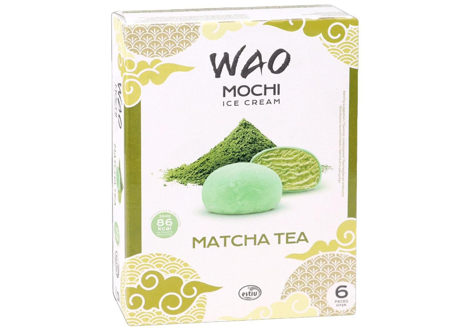 Wao Mochi Zmrzlina Matcha 6 x  35g