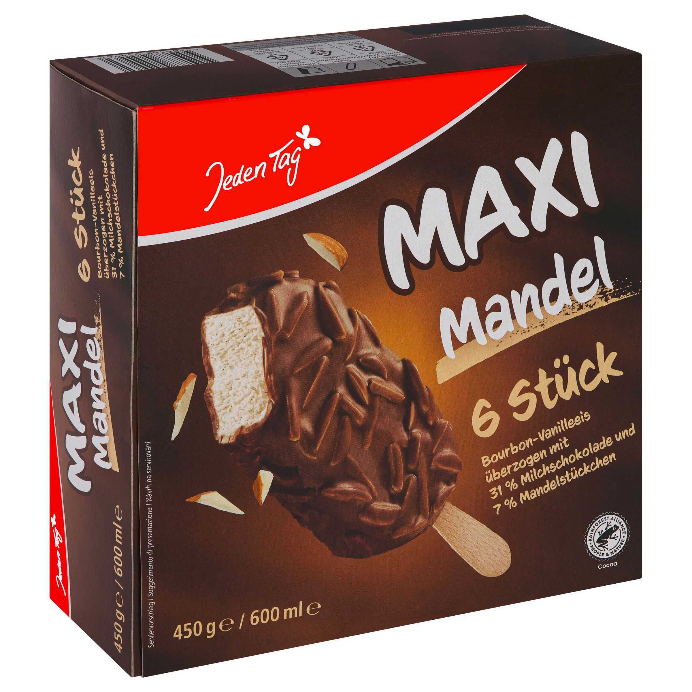 Jeden Tag Zmrzlina Maximum Mandlová 6 x 120 ml
