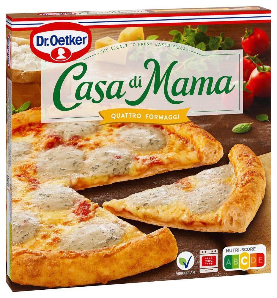 Dr Oetker Casa di Mama Quattro Formaggi pizza mražené 410 g