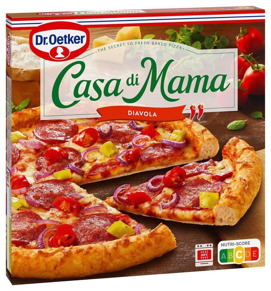 Dr.Oetker Casa di Mama Diavola pizza mražená 405 g