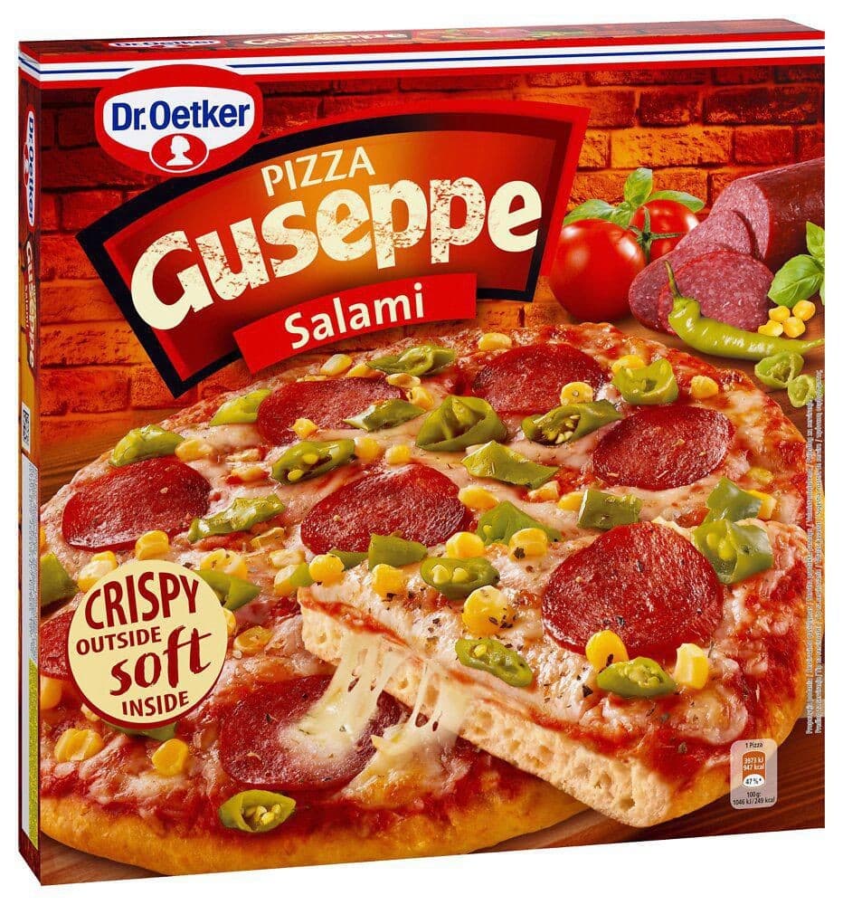 Dr. Oetker Guseppe Salami pizza mražená 380g