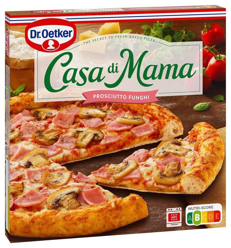 Dr.Oetker Casa di Mama Prosciutto - Funghi pizza mražená 405 g
