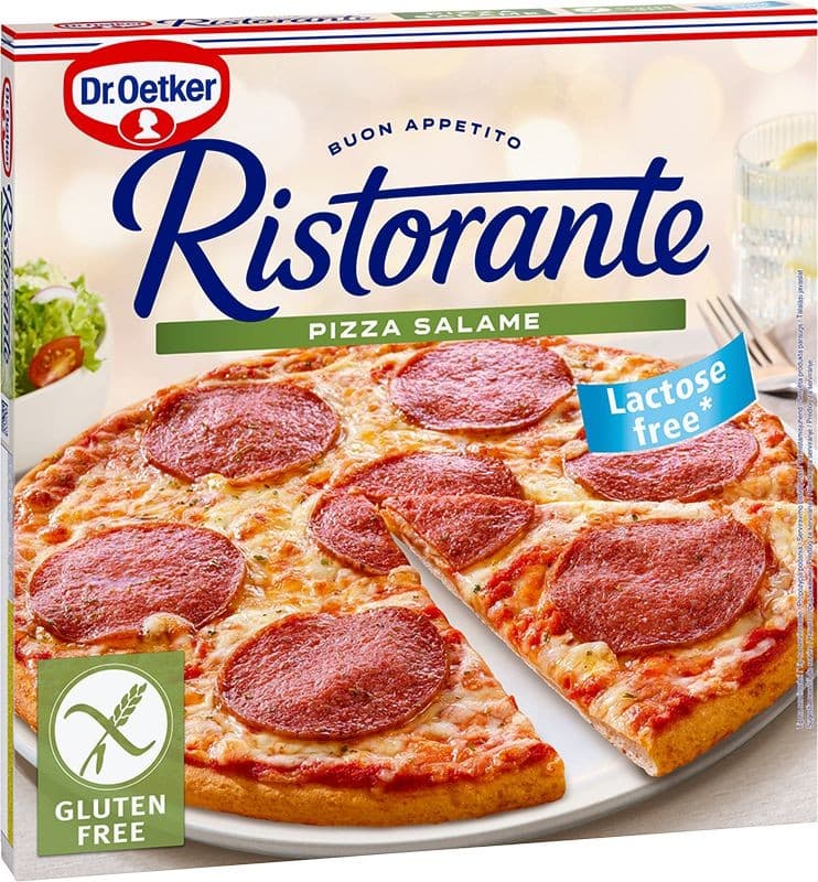 Dr.Oetker Ristorante Salame Gluten Free pizza mražená 315 g