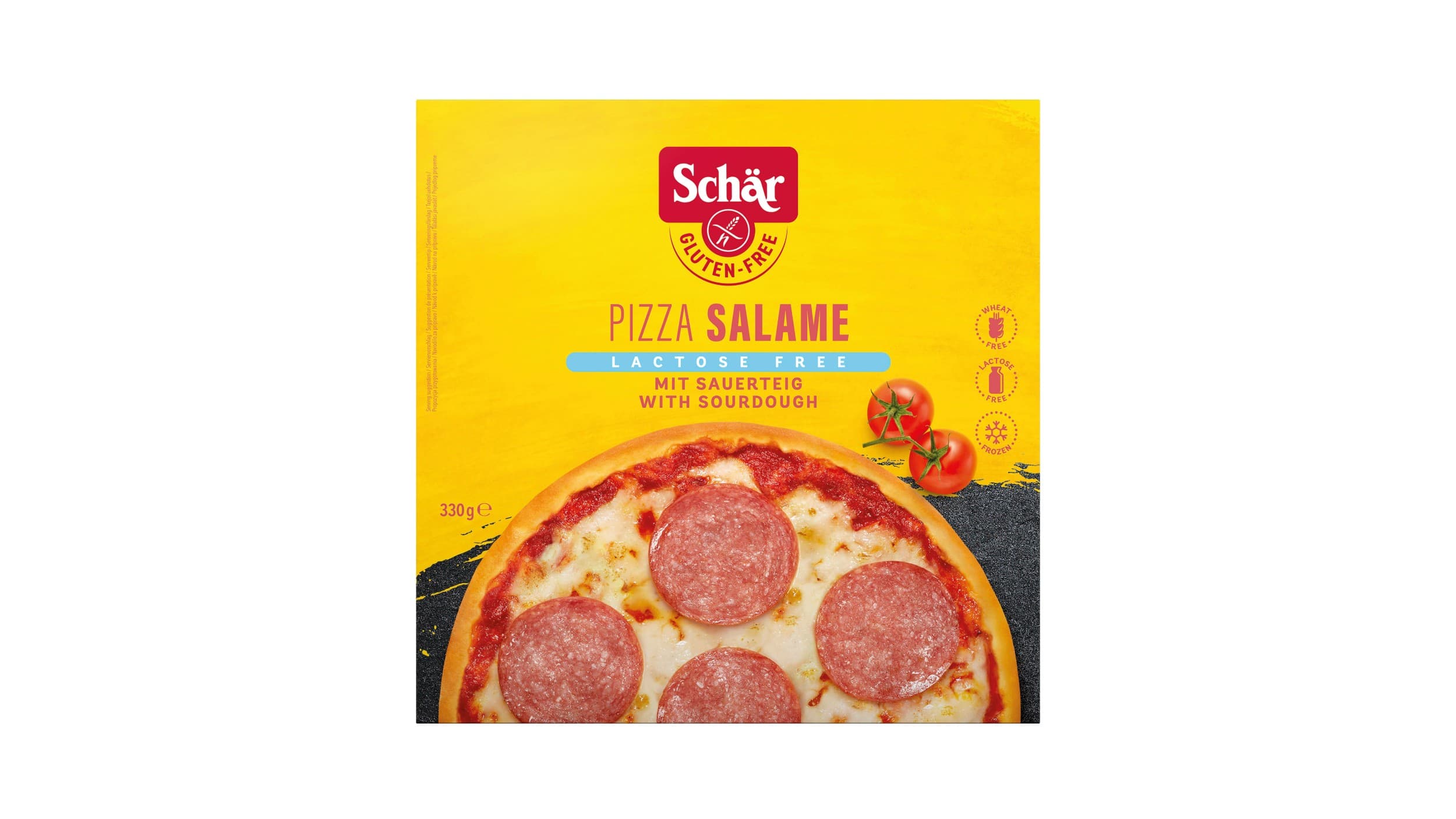 Schär Pizza Salame bez laktózy a lepku mražená 330 g