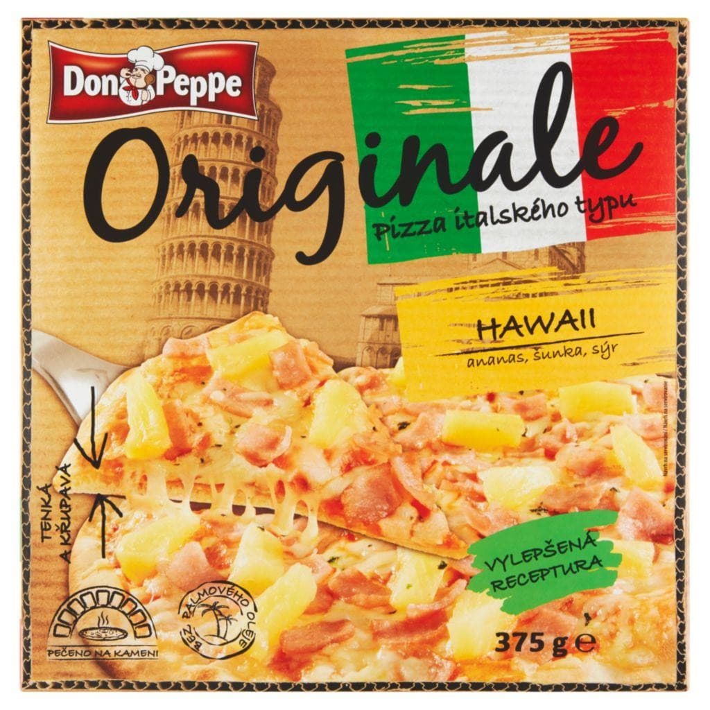 Don Peppe Originale pizza Hawaii mražená 470g