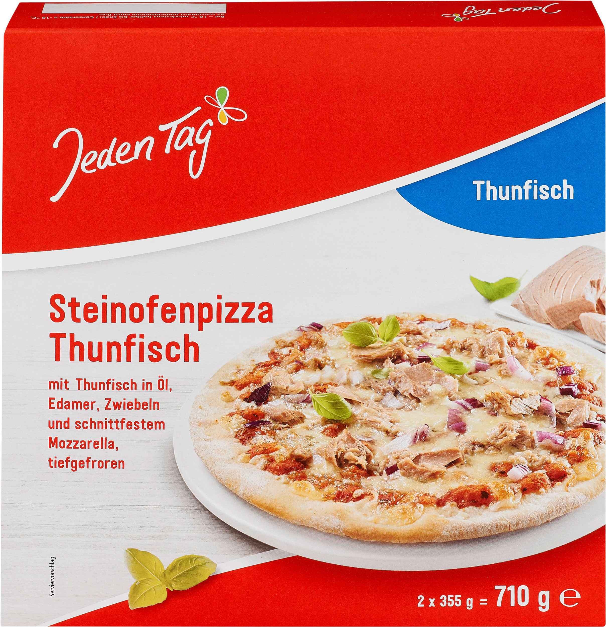 Jeden Tag Pizza tuňáková 2 x mražená 350g