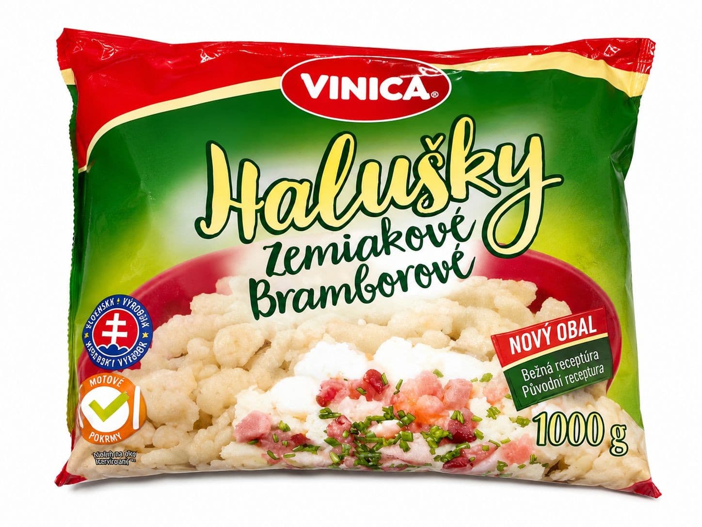 Vinica Hluboce zmrazené slovenské bramborové halušky 1000g