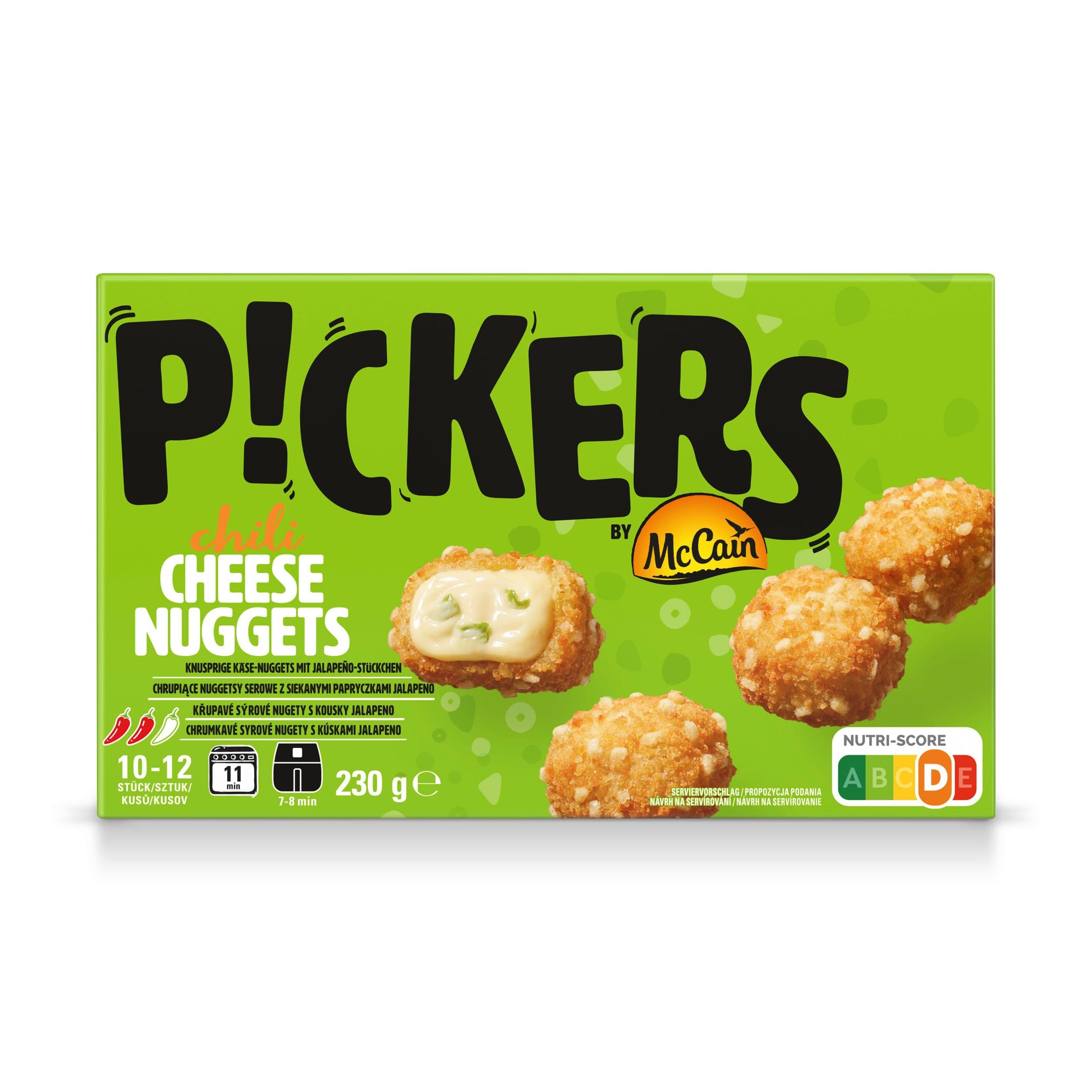 McCain Pickers Chilli Cheese Nuggets mražené 230g