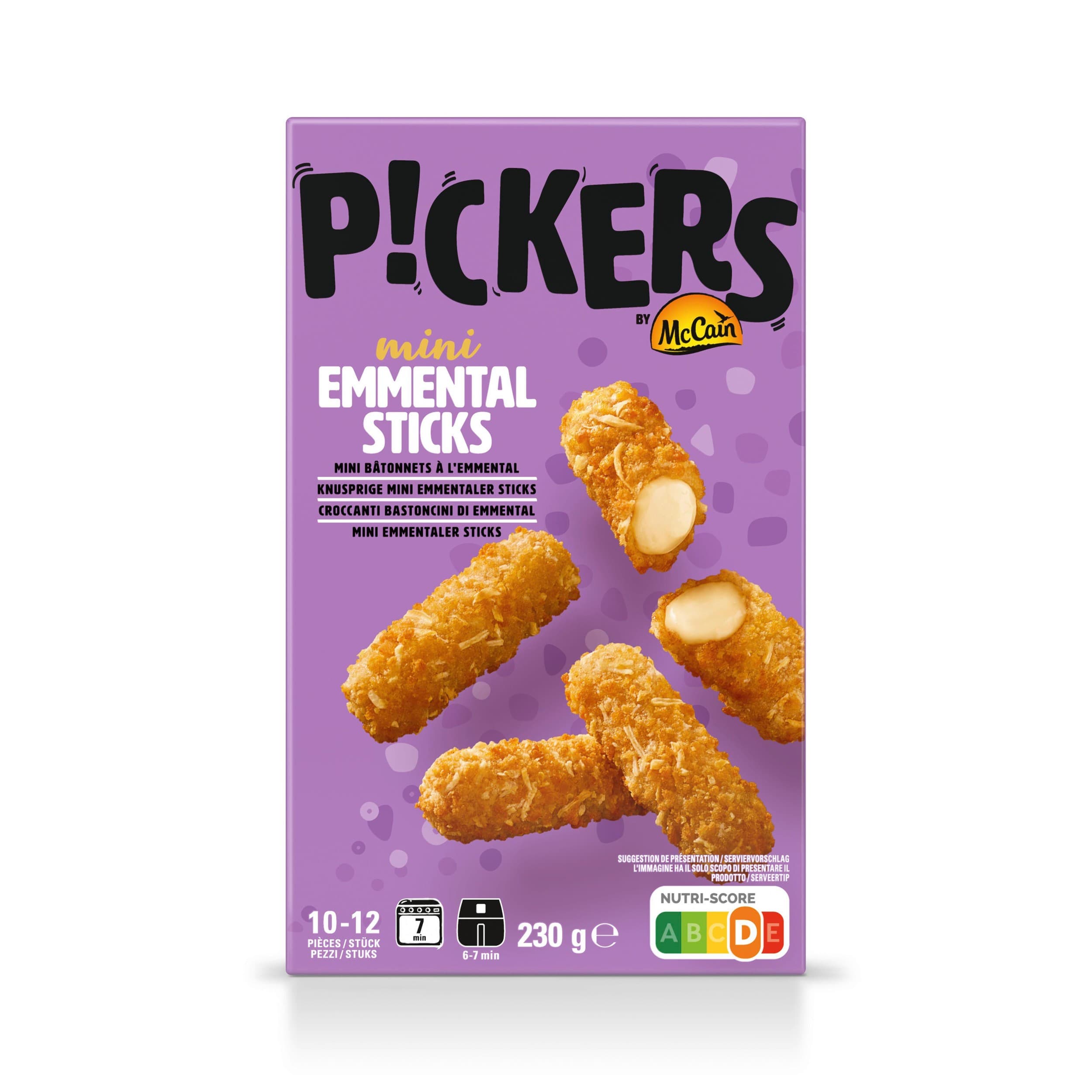 McCain Pickers Mini Emmental Sticks mražené 230g
