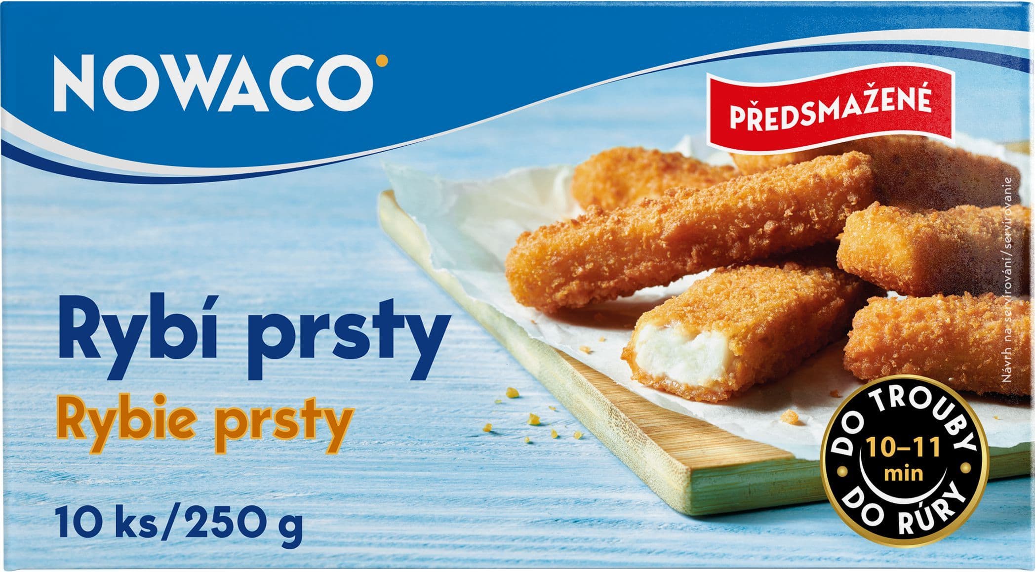 Nowaco Rybí prsty 10ks mražené 250 g
