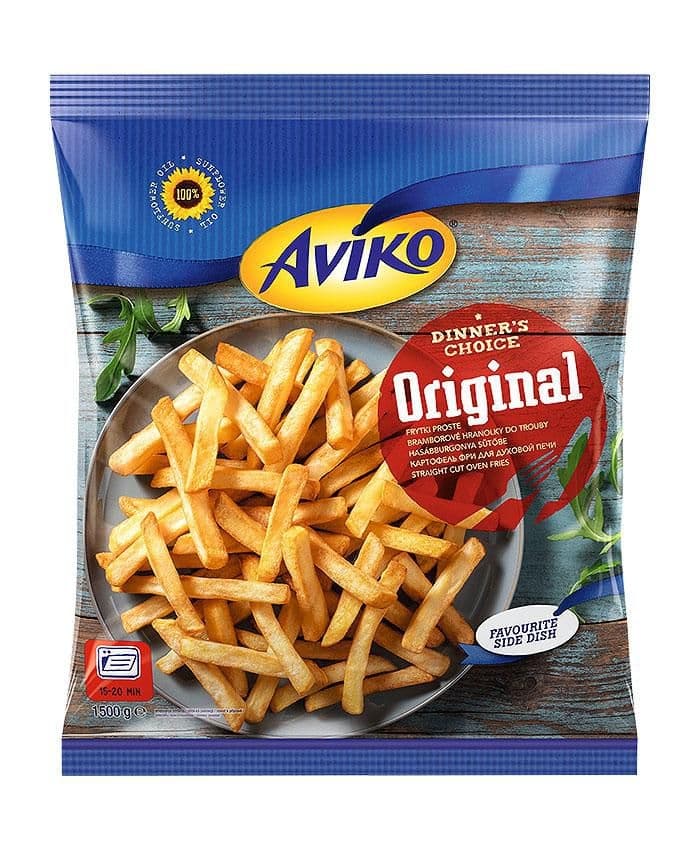 Aviko Original bramborové hranolky mražené 1500 g