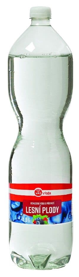 Váš Výběr jemně perlivá Ochucená voda lesní plody 1,5l