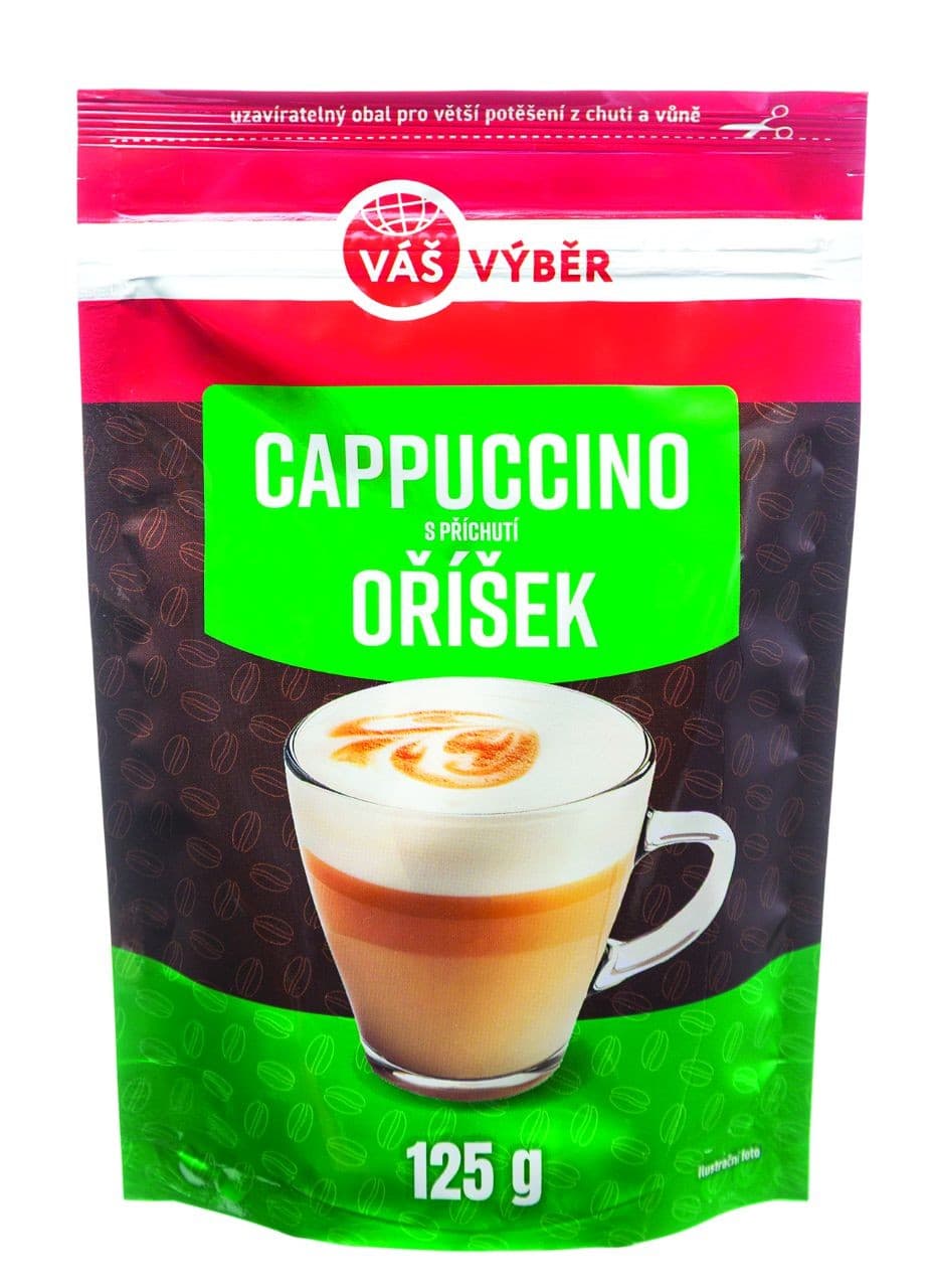 Váš Výběr Cappuccino Oříšek 125g
