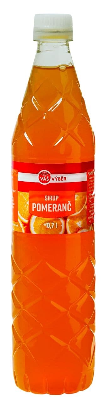 Váš Výběr Sirup s pomerančovou příchutí
