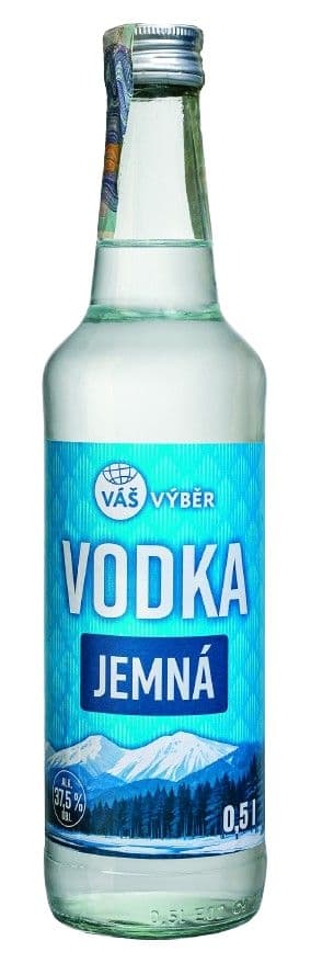 Váš Výběr Vodka jemná 37,5% 0,5l