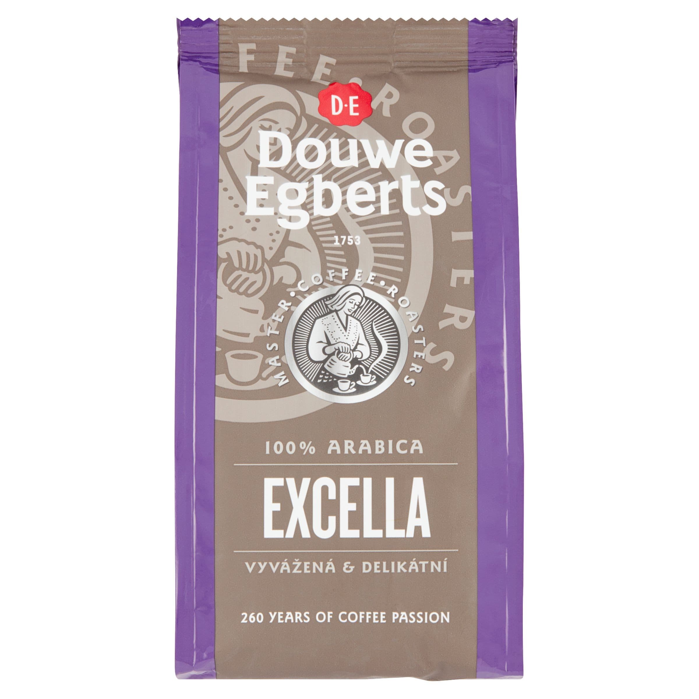 Douwe Egberts Excella pražená mletá káva 200 g