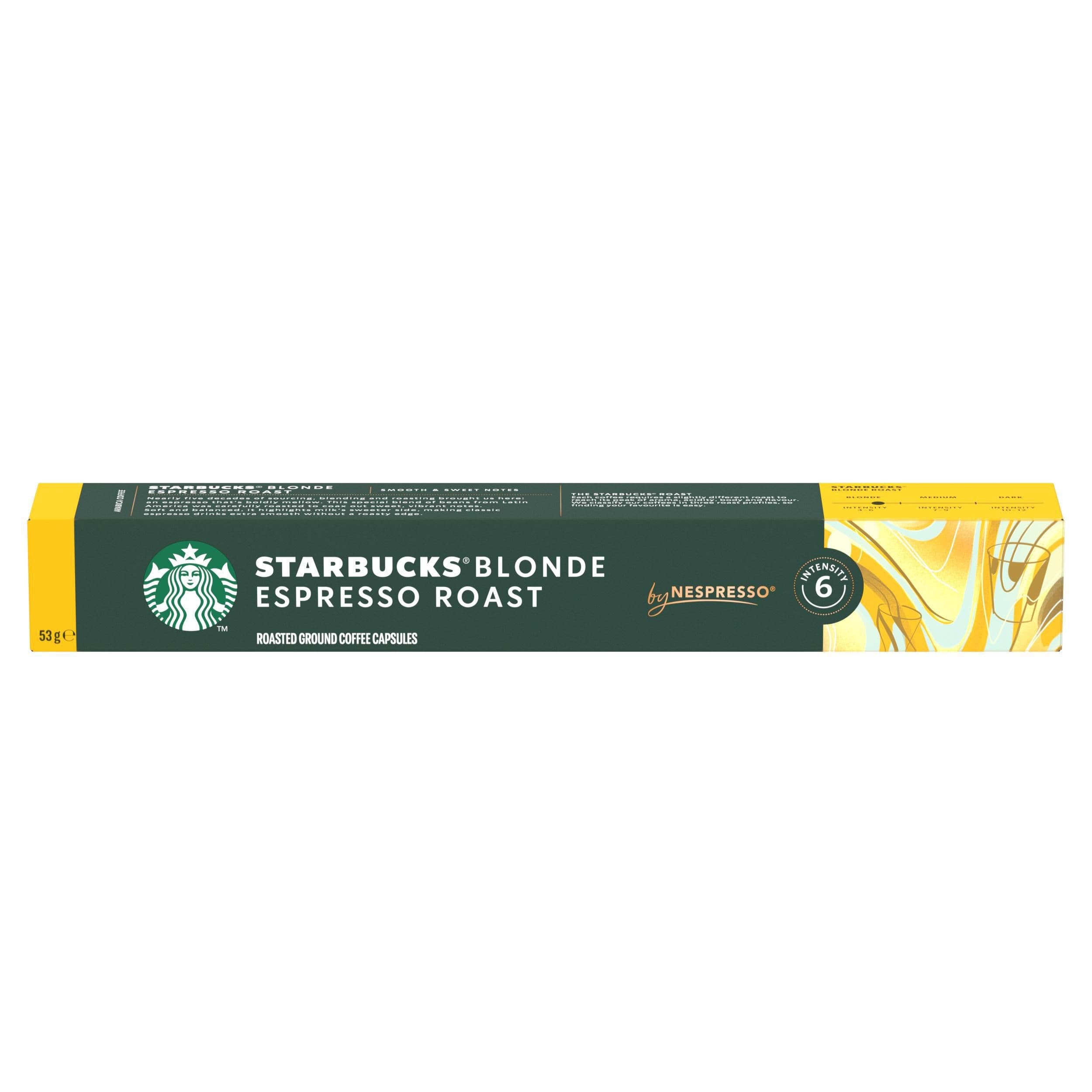 Starbucks by Nespresso Blonde Espresso Roast Kávové kapsle 10ks