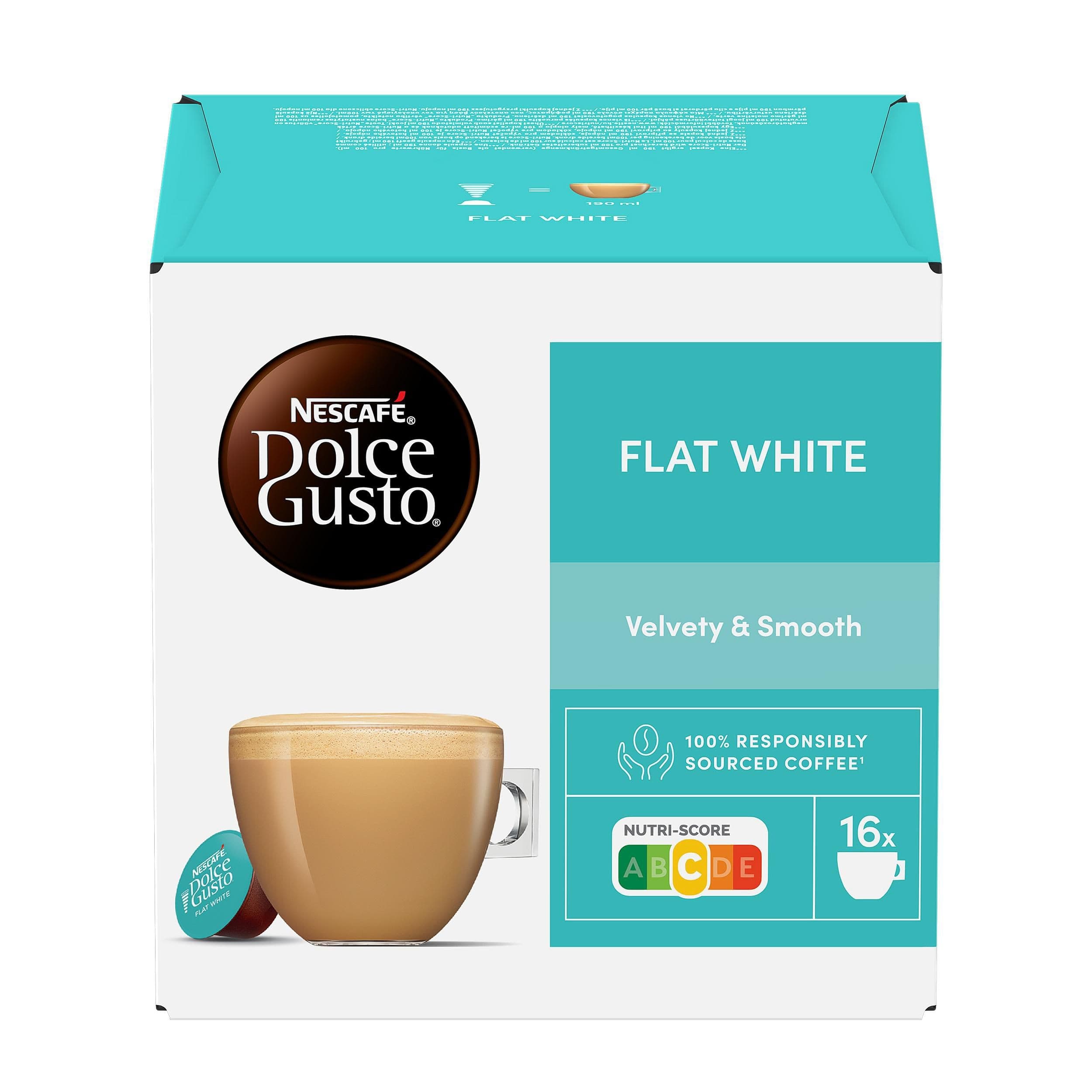 Nescafé Dolce Gusto Flat White - kávové kapsle 16 ks