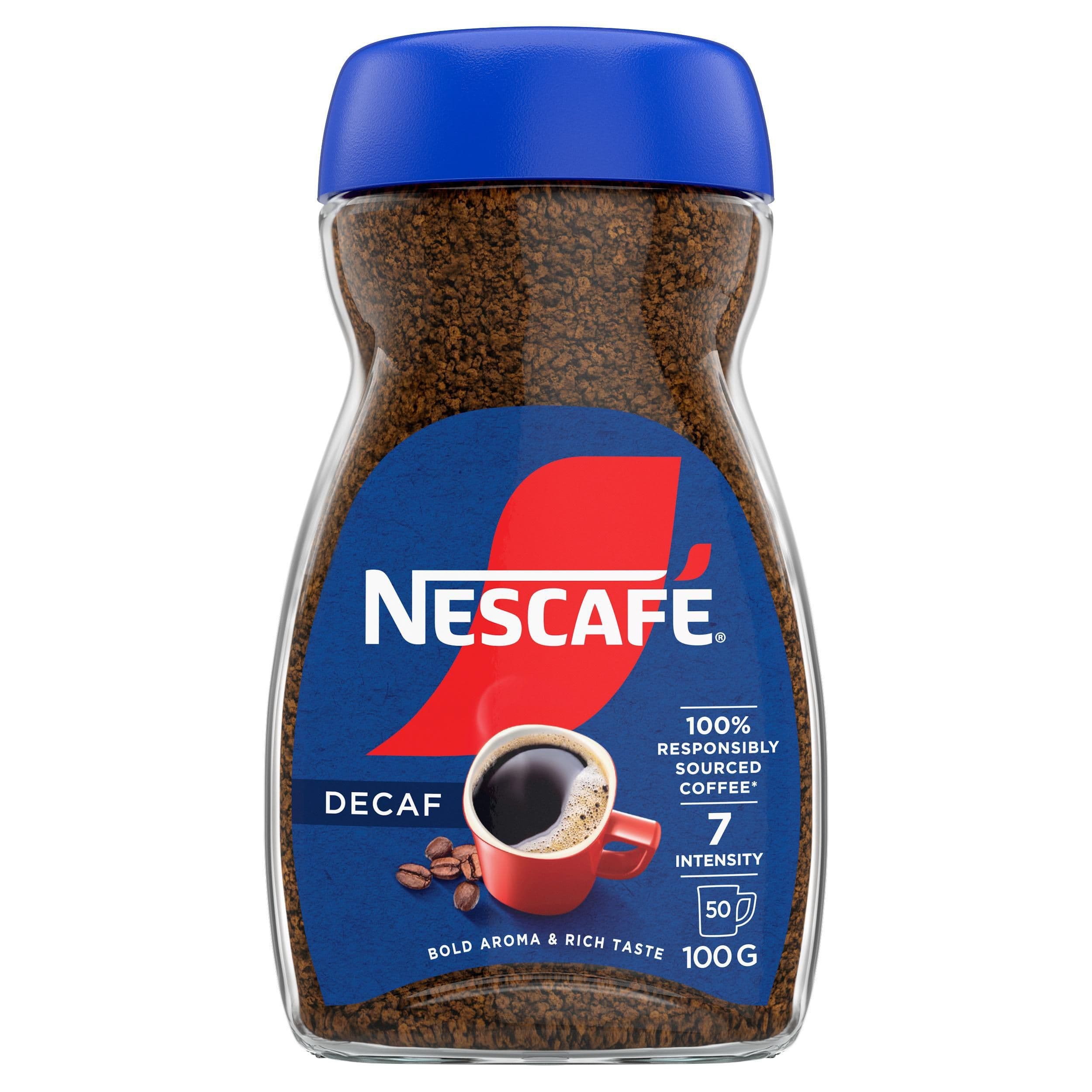 Nescafé Classic bez kofeinu, rozpustná káva, 100 g
