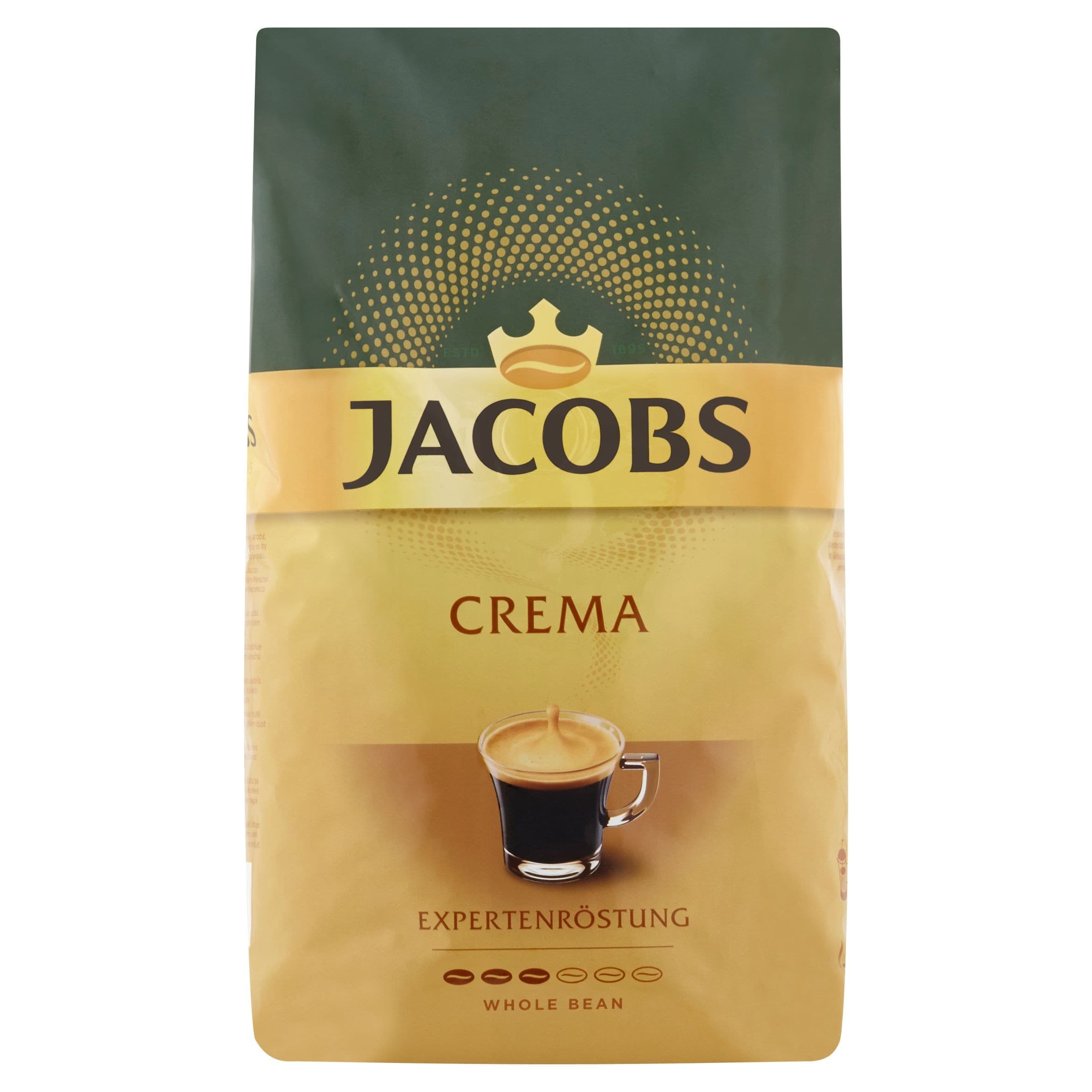 Jacobs Crema Pražená zrnková káva 1 kg