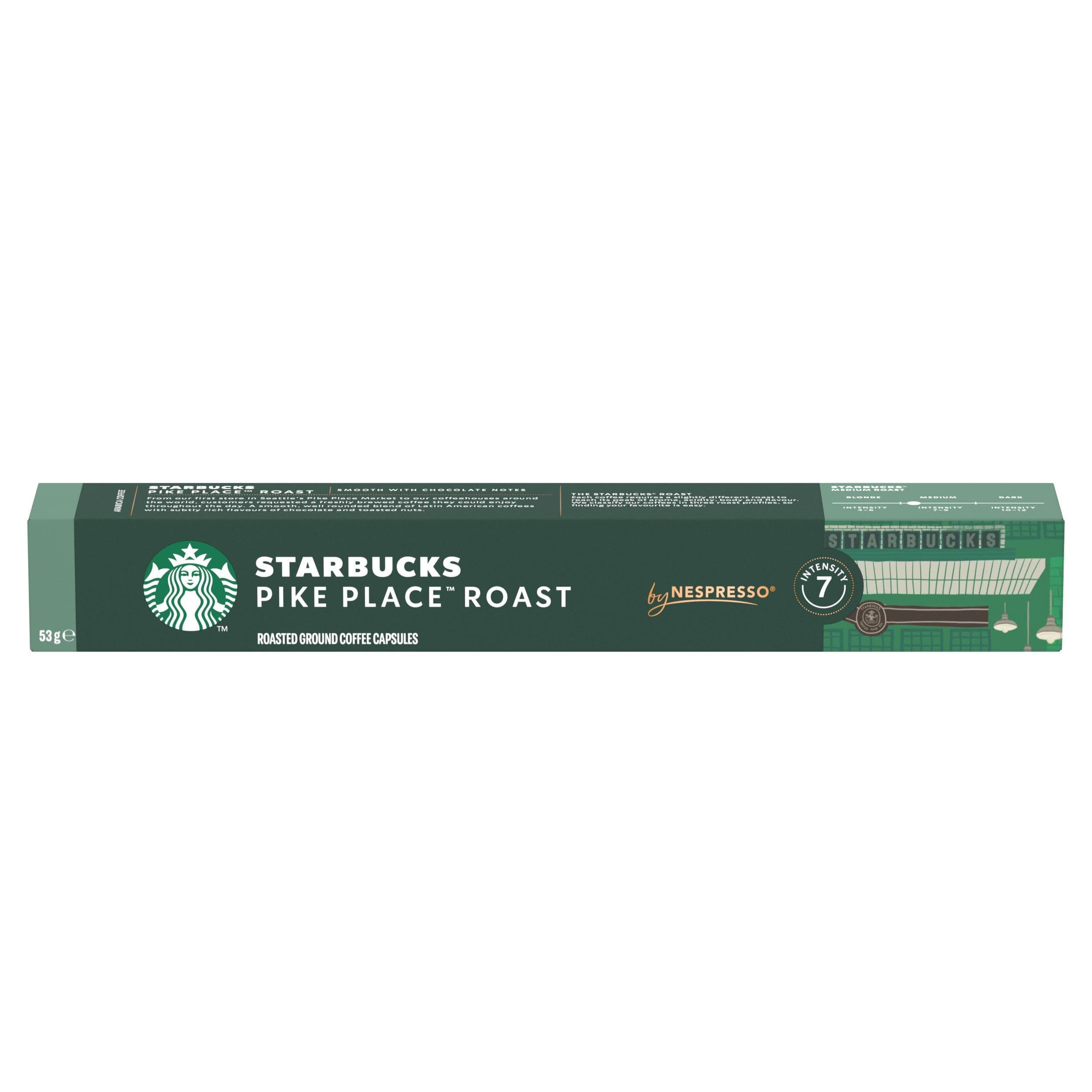 Starbucks by Nespresso Pike Place Roast Kávové kapsle 10ks
