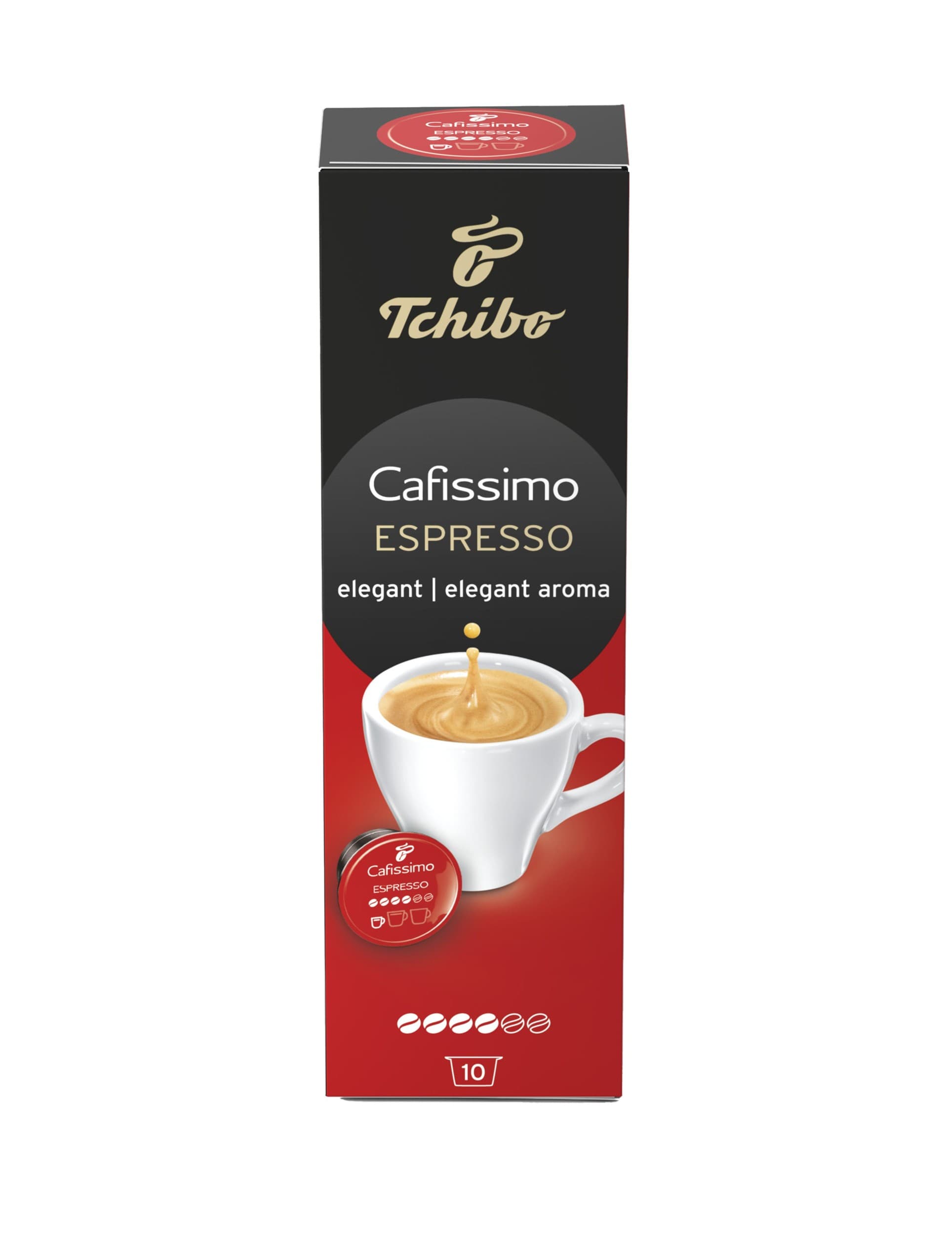 Tchibo Cafissimo Espresso pražená mletá káva 10x7 g