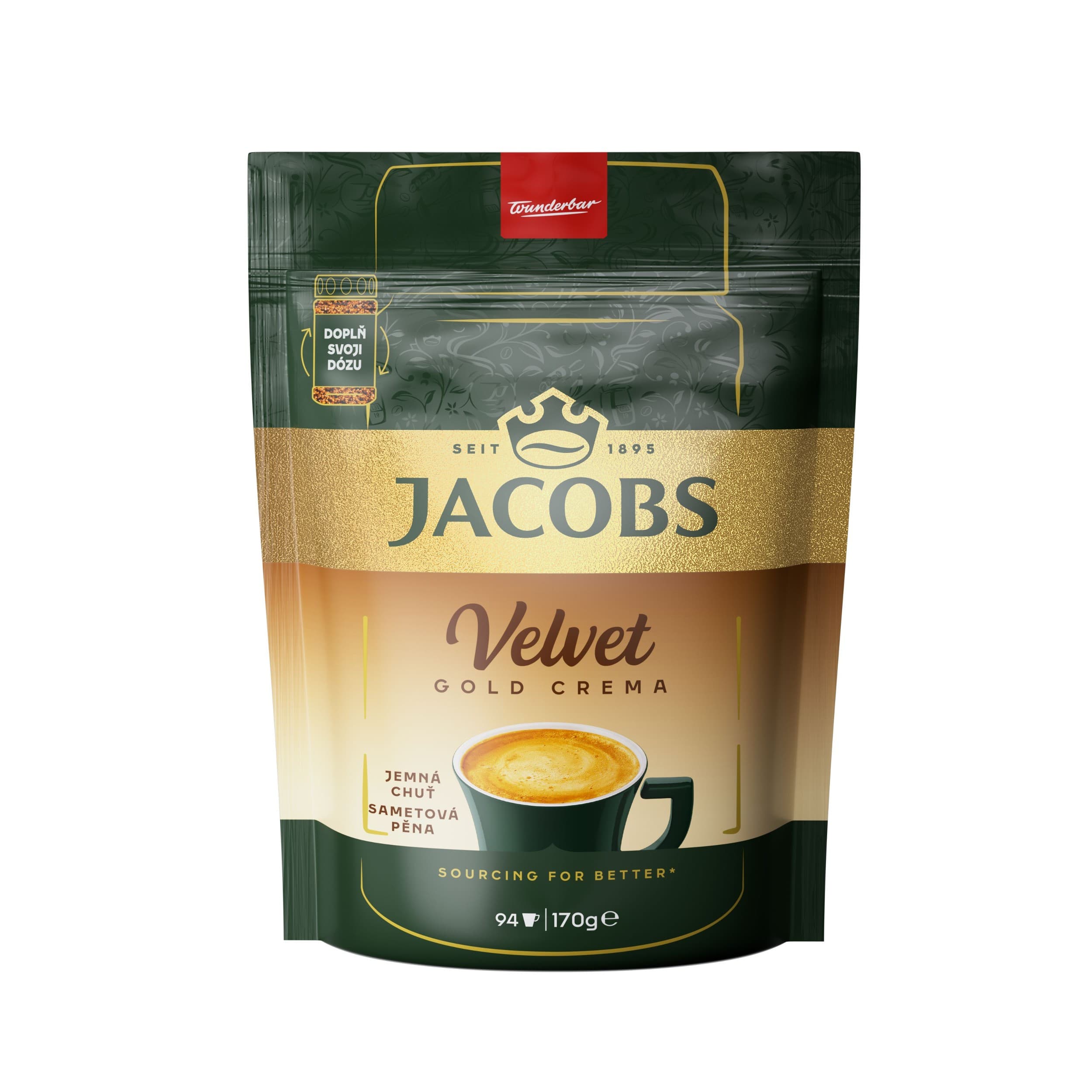 Jacobs Gold Crema Refill 170g