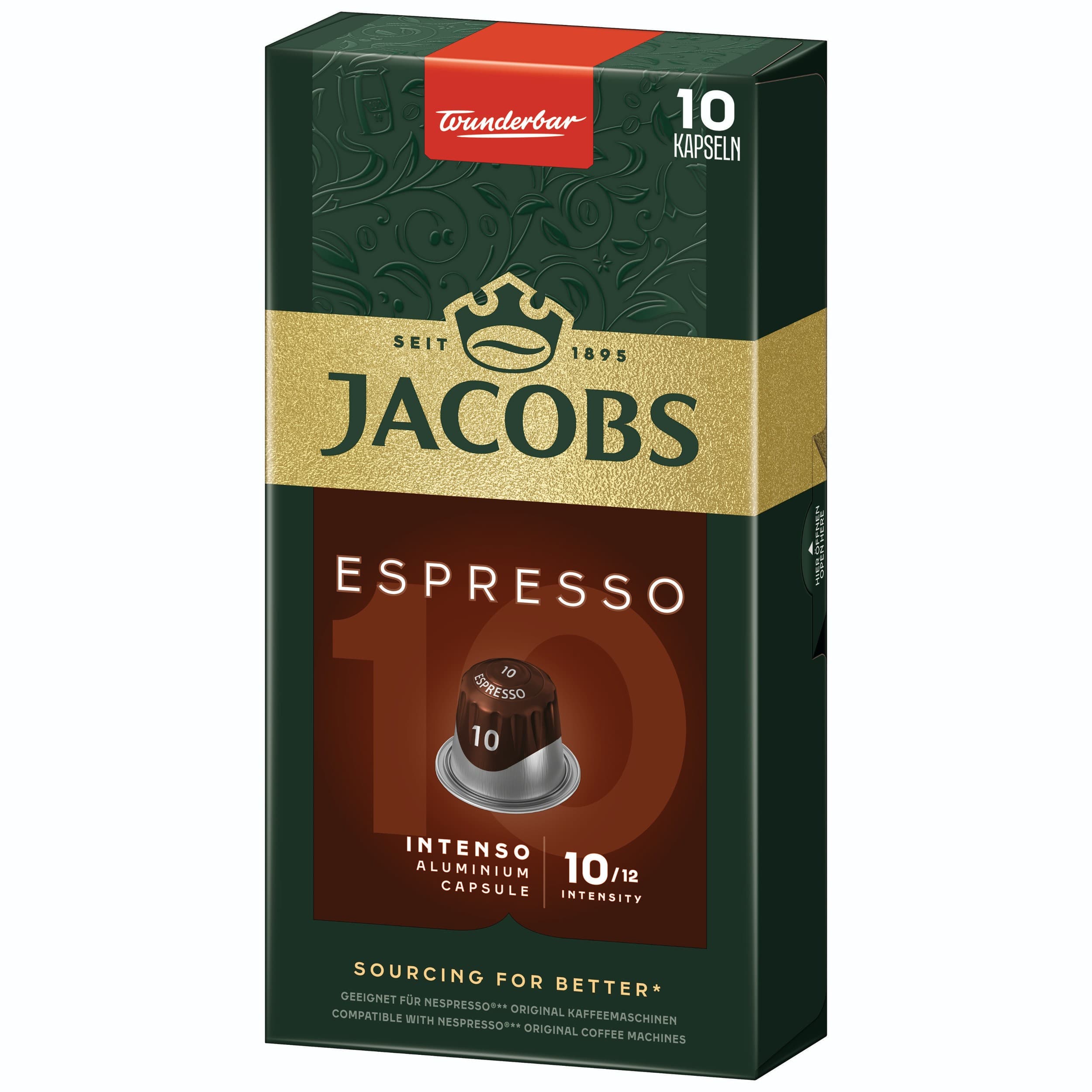 Jacobs Espresso Intenso Intenzita 10 10 ks