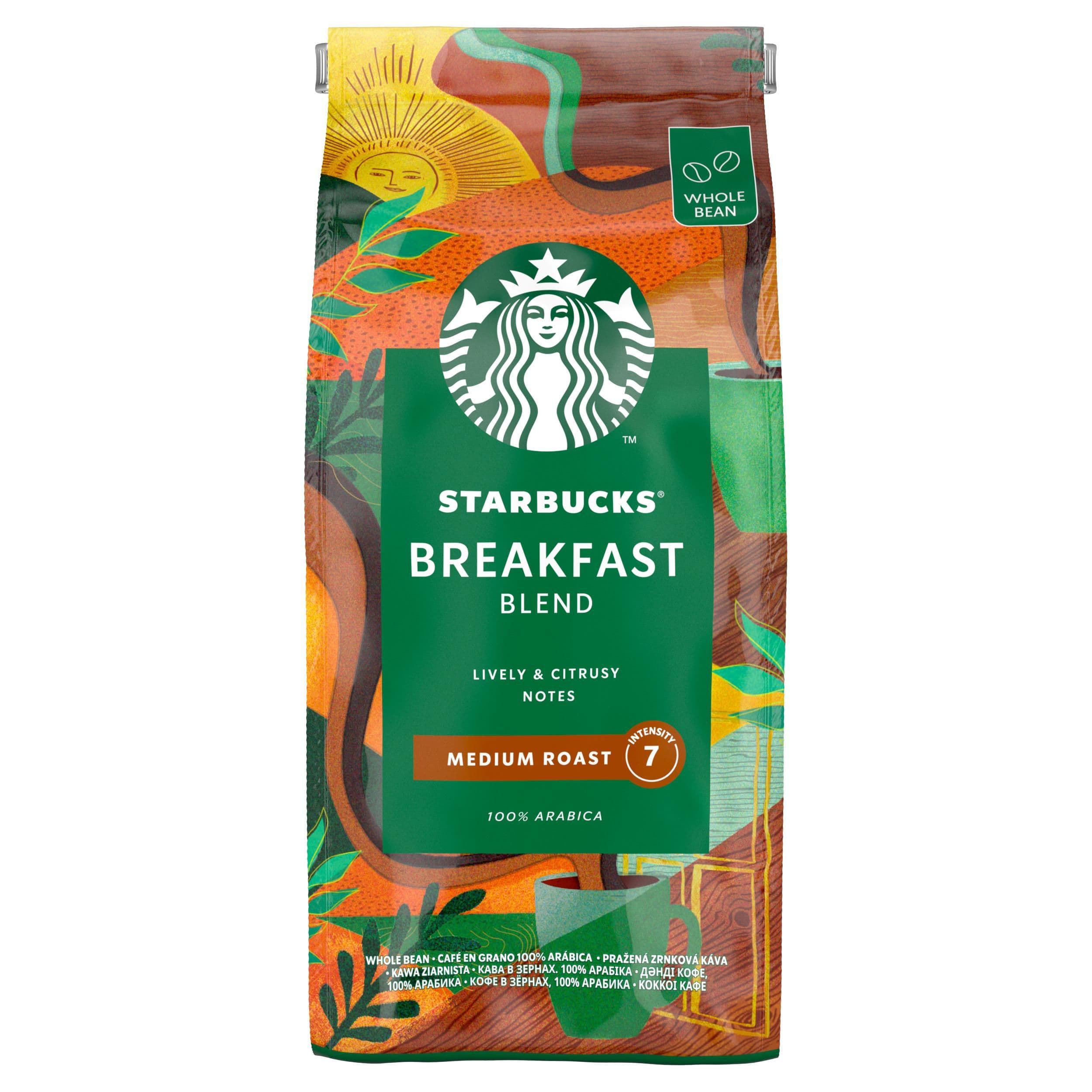 Starbucks® Breakfast Blend zrno 450 g
