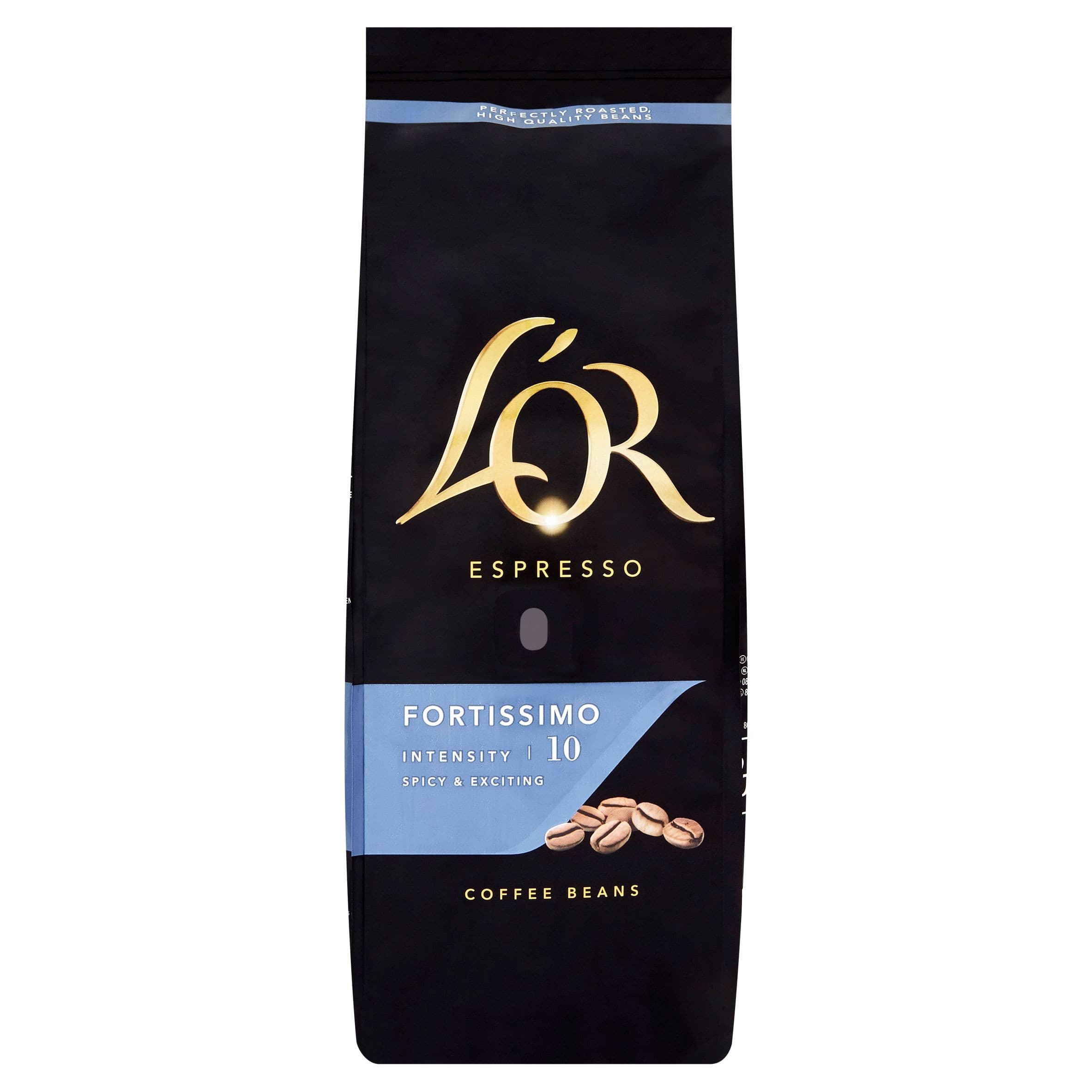 L'OR Espresso Fortissimo káva pražená zrnková 500 g