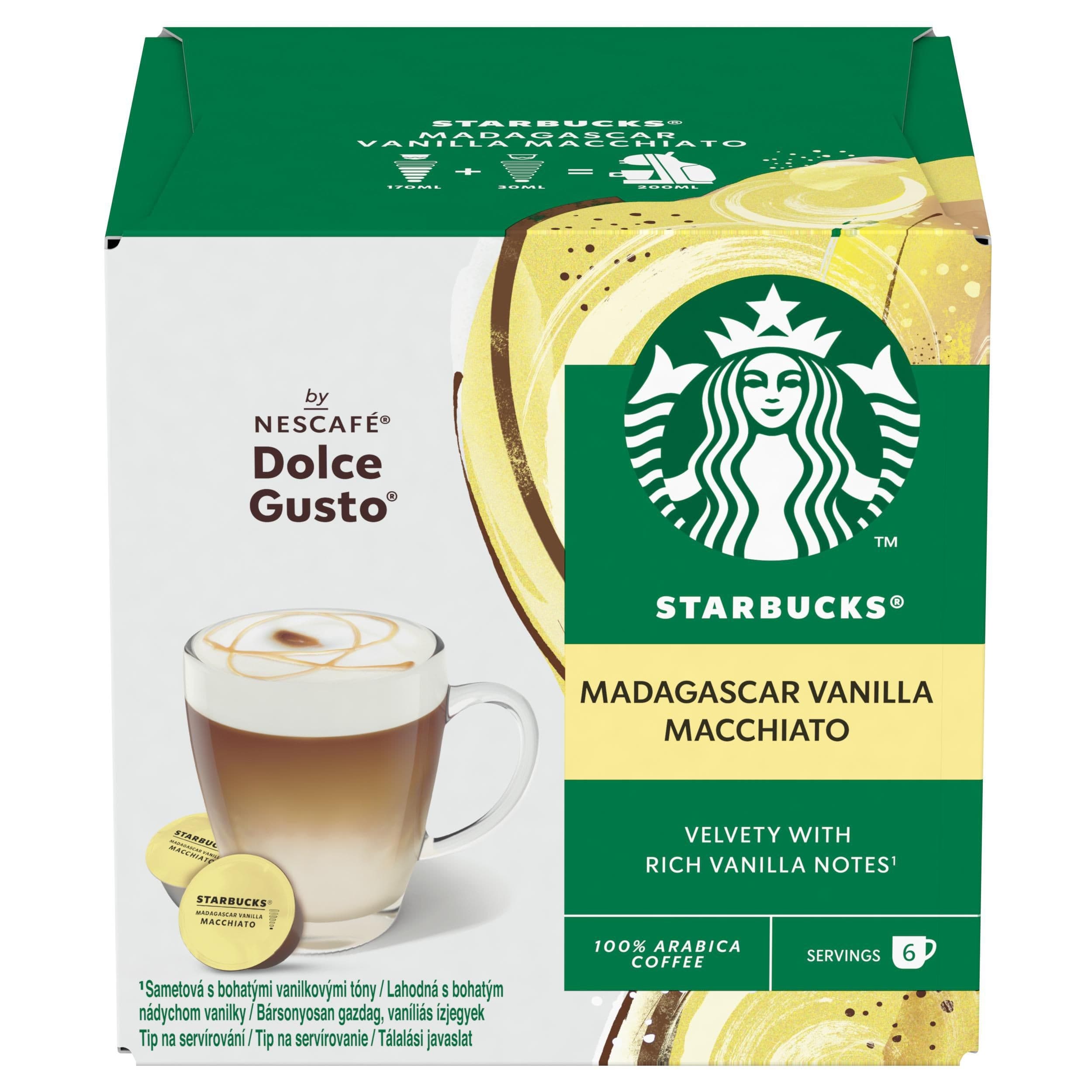 Starbucks Vanilkové Latte Macchiato Kávové kapsle 12ks