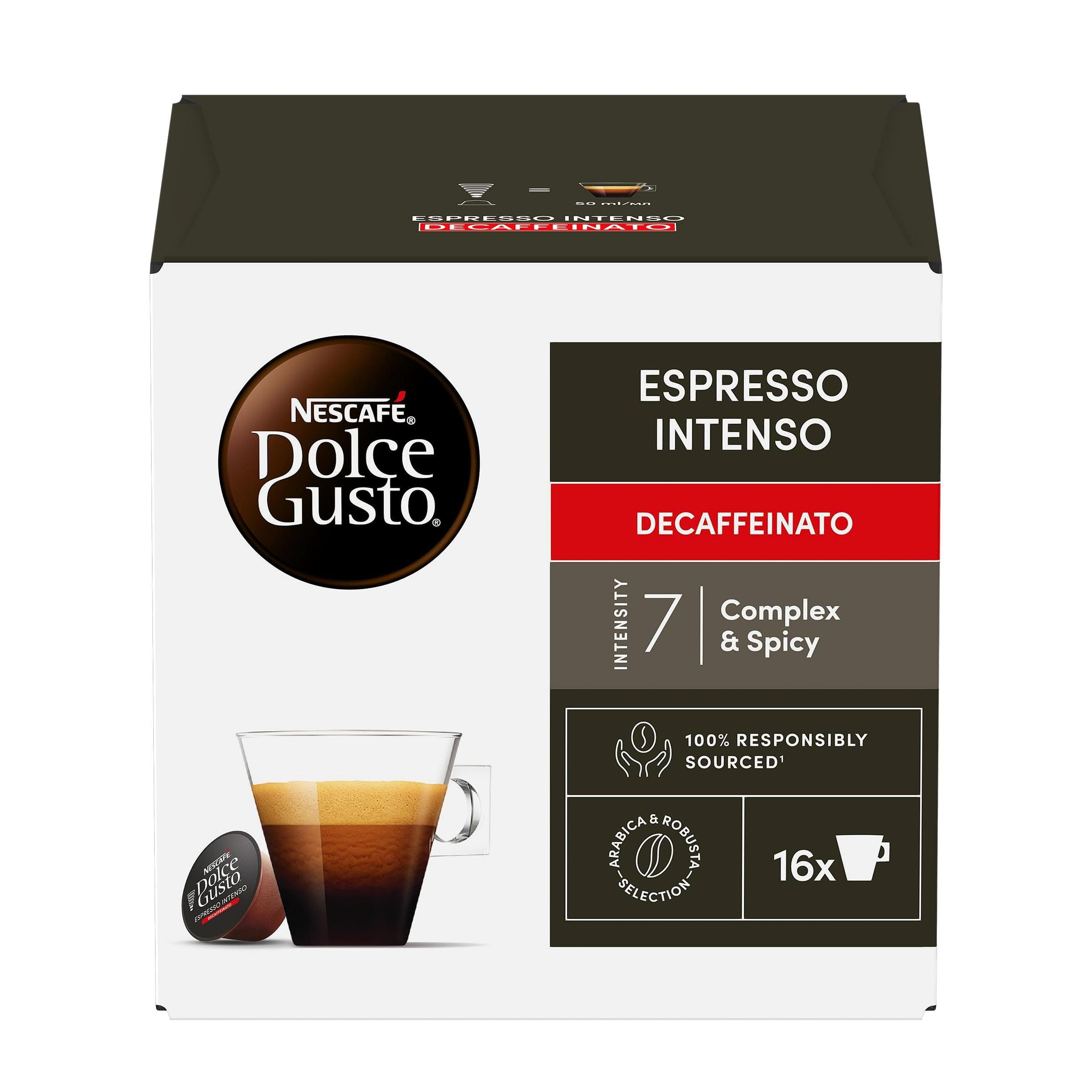 Nescafé Dolce Gusto Espresso Decaffeinato kávové kapsle bez kofeinu 96g 16 ks