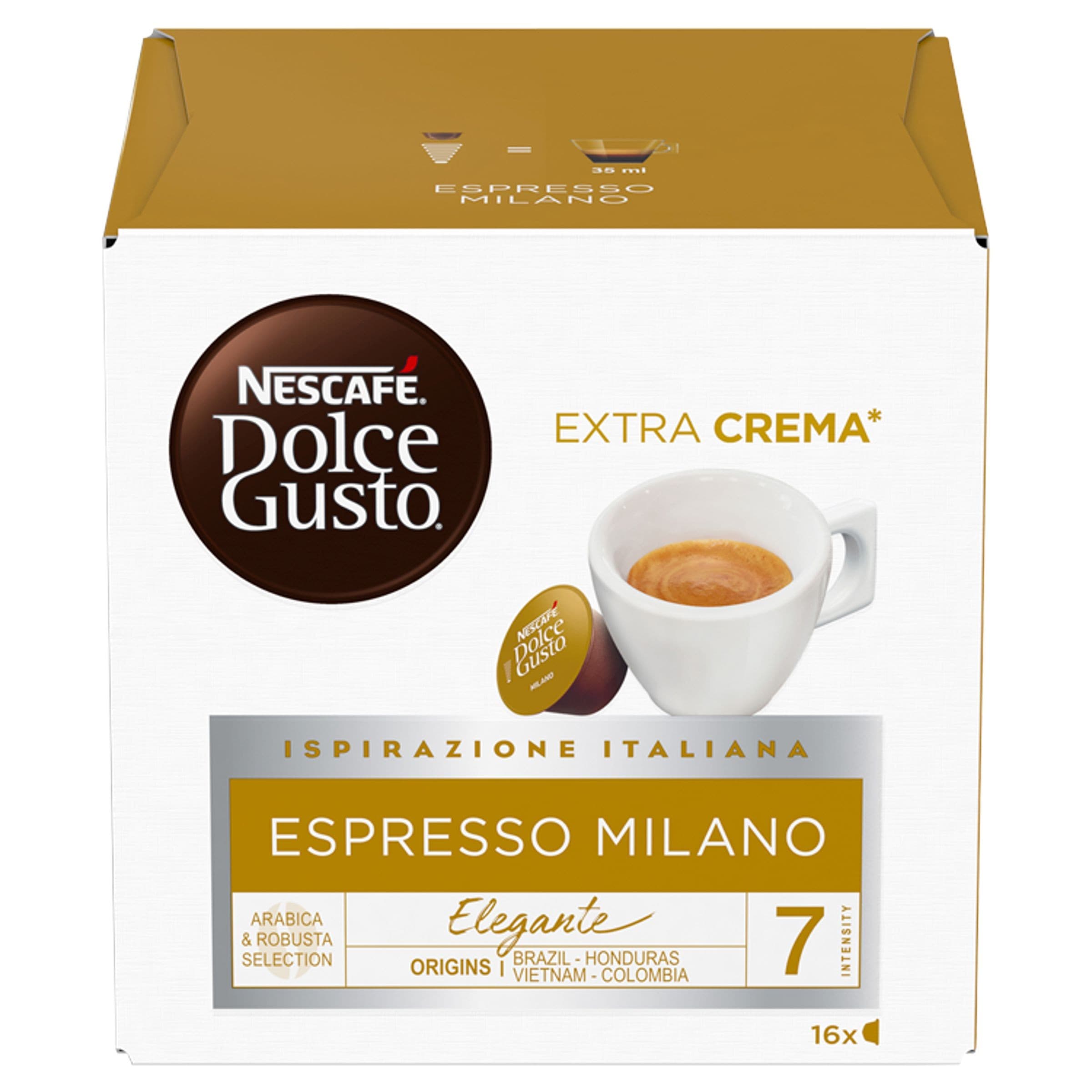Nescafé Dolce Gusto Espresso Milano kávové kapsle 16 ks
