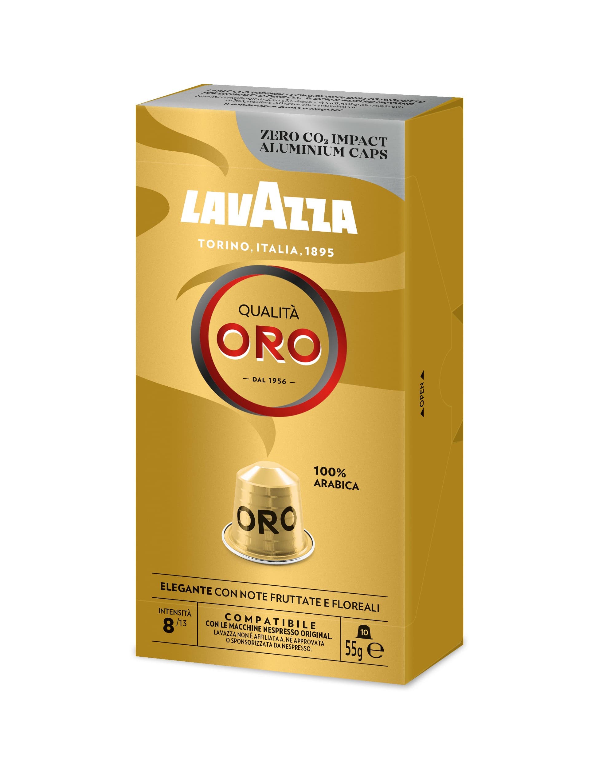 Lavazza Qualita Oro Nespresso hliníkové kapsle 10ks 55g
