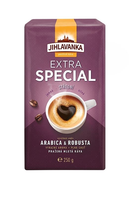 Jihlavanka Extra Special Pražená mletá káva 250 g