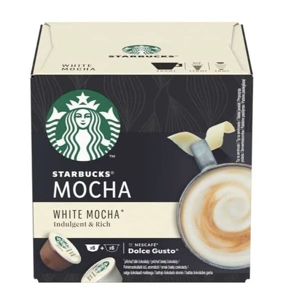 Starbucks by Nescafé Dolce Gusto White Mocha kávové kapsle 12 ks