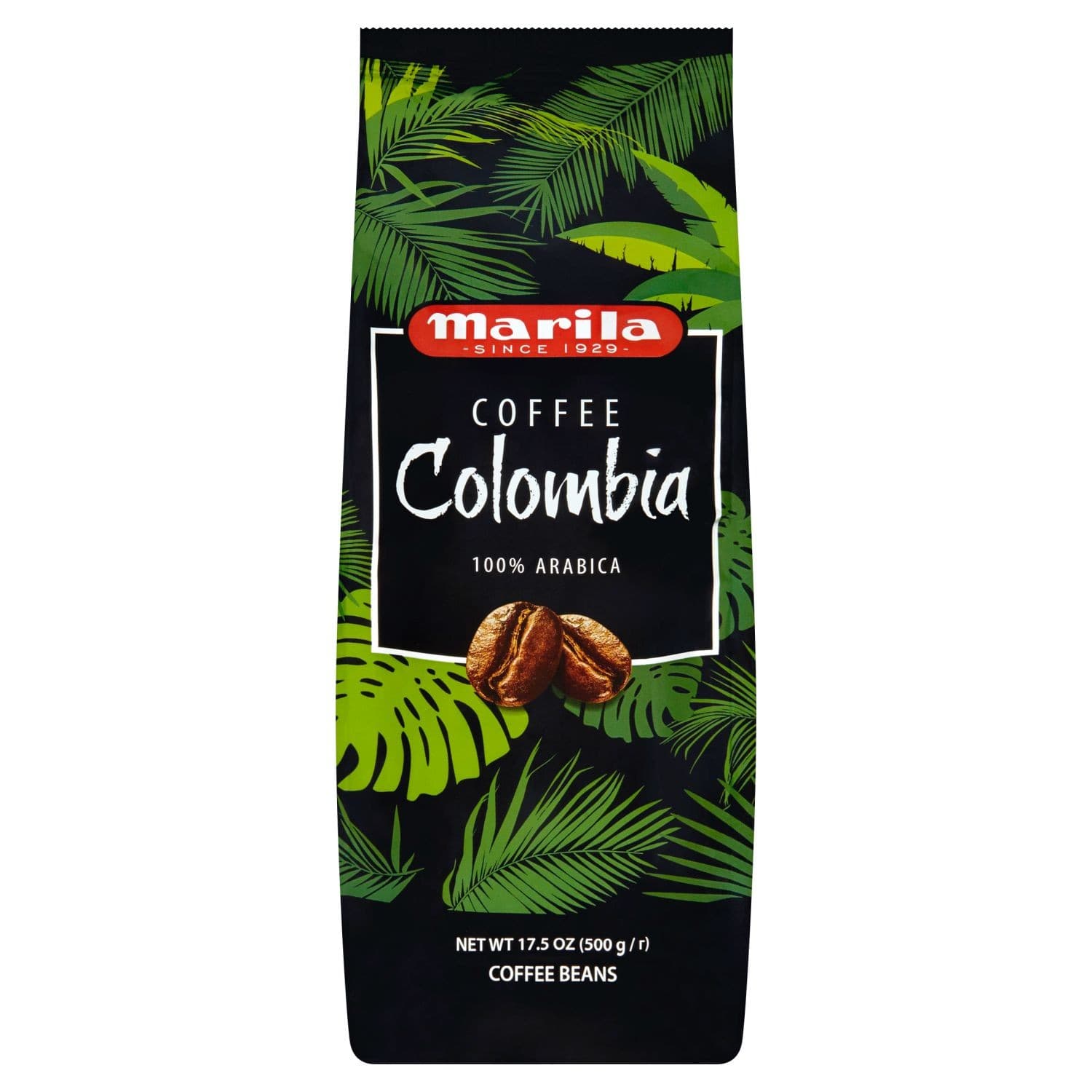 Marila Coffee Columbia pražená zrnková káva 500g