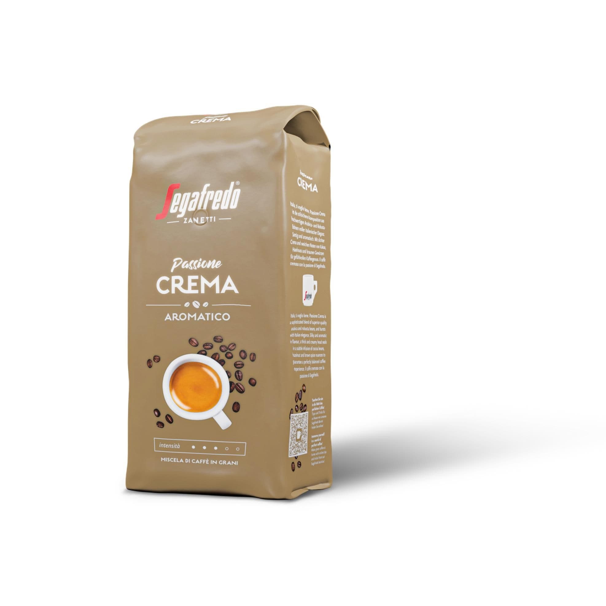 Segafredo Passione Crema zrnková káva 1 kg
