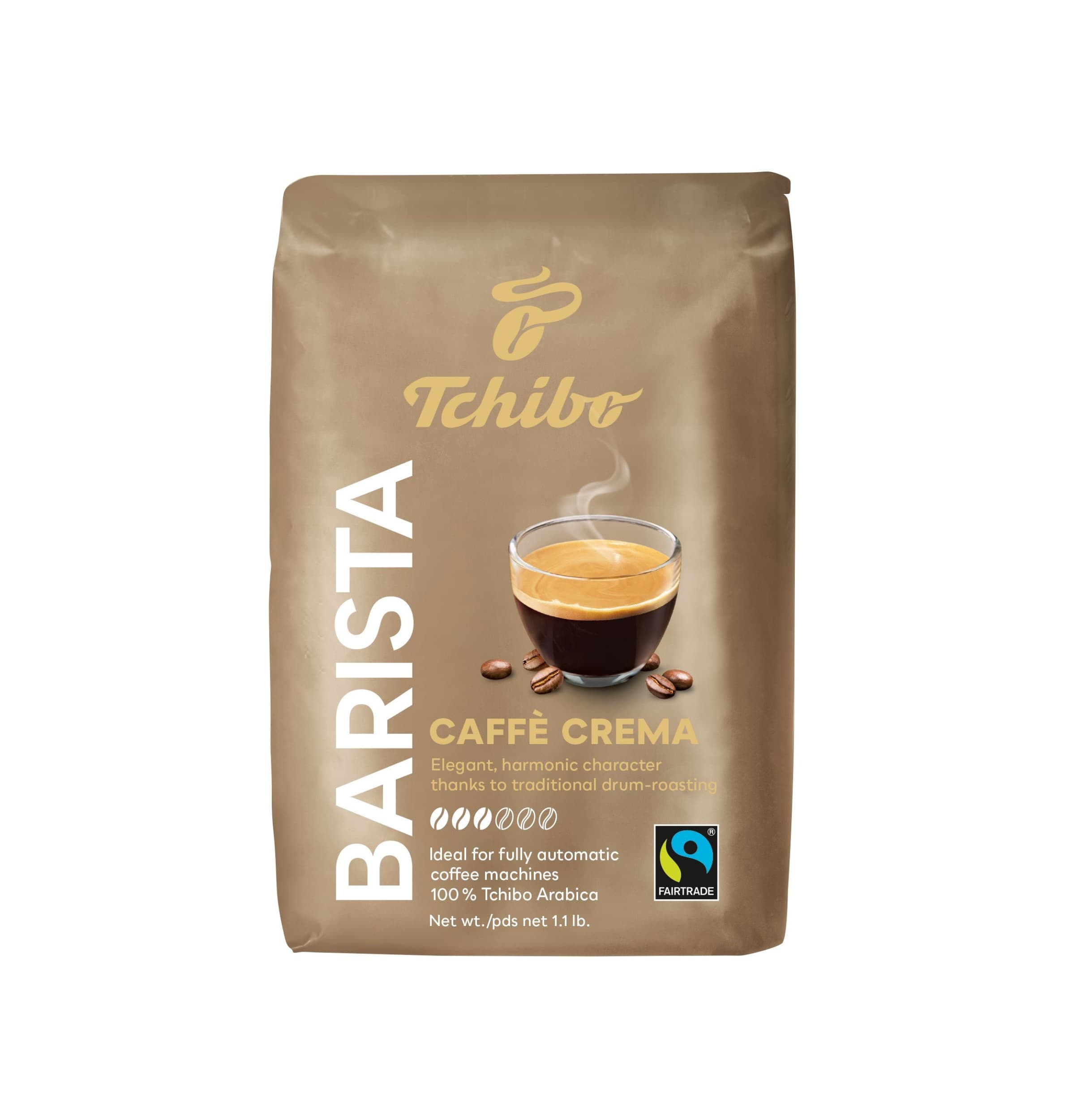 Tchibo Barista Caffè Crema pražená zrnková káva 500 g
