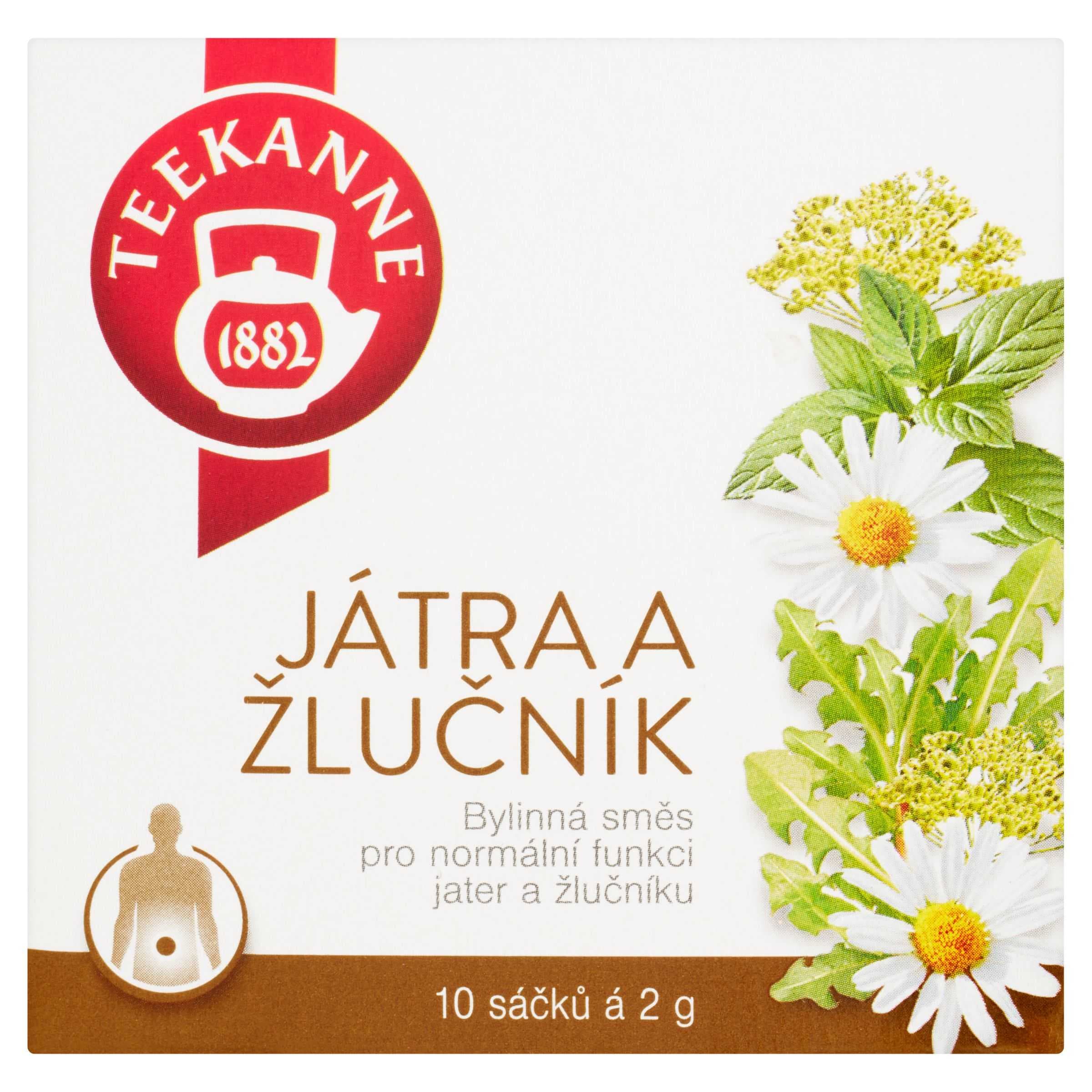 Teekanne Játra a žlučník, bylinná směs 10x2 g