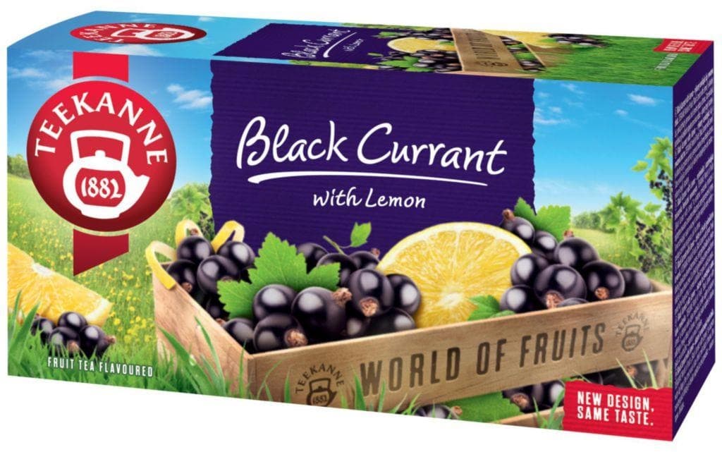 Teekanne Black Currant with lemon, World of Fruits 20x2,5 g
