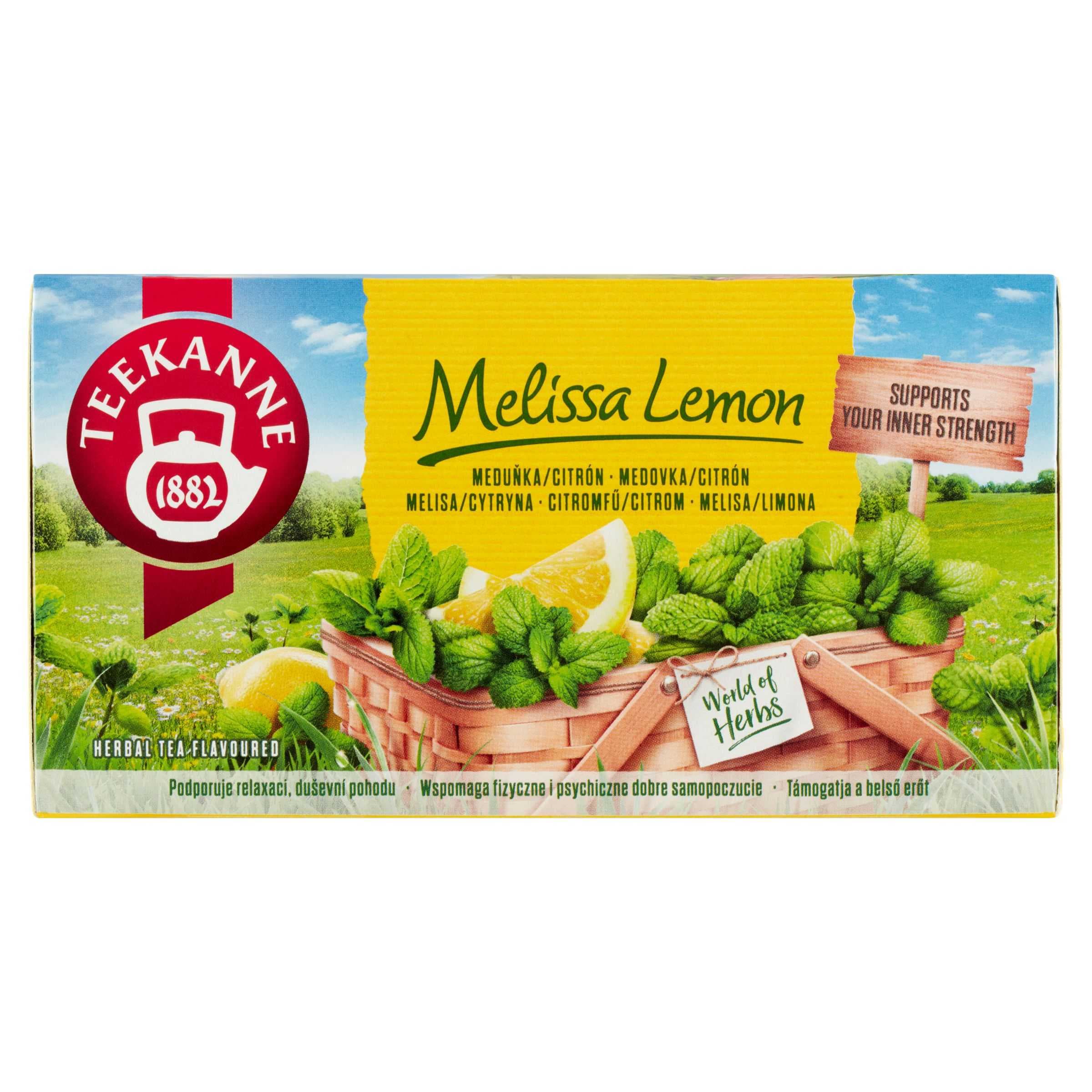 Teekanne Melisa lemon, bylinný čaj 20x1,5 g
