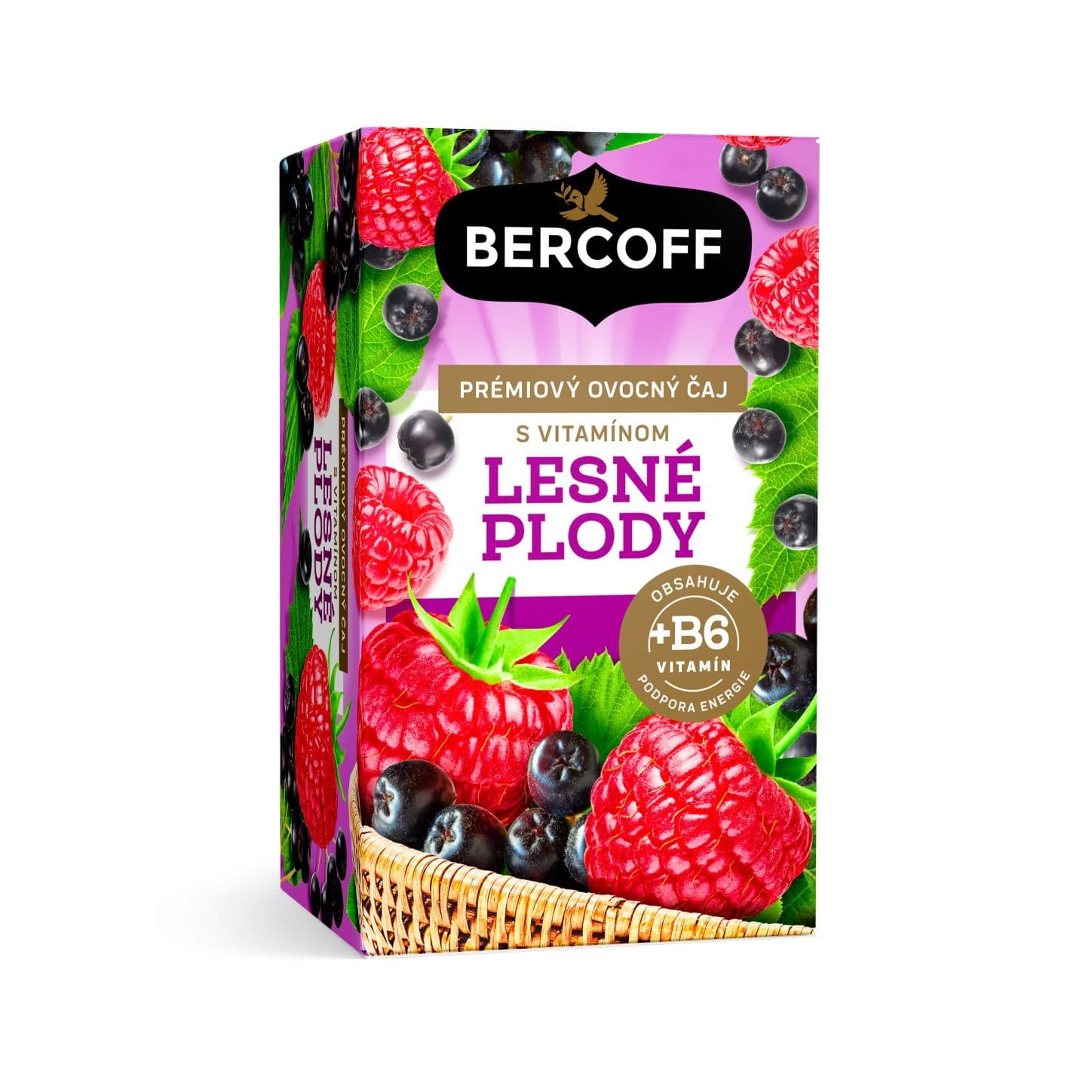 Bercoff Ovocný čaj Lesní plody s vitamínem B6 16x2g