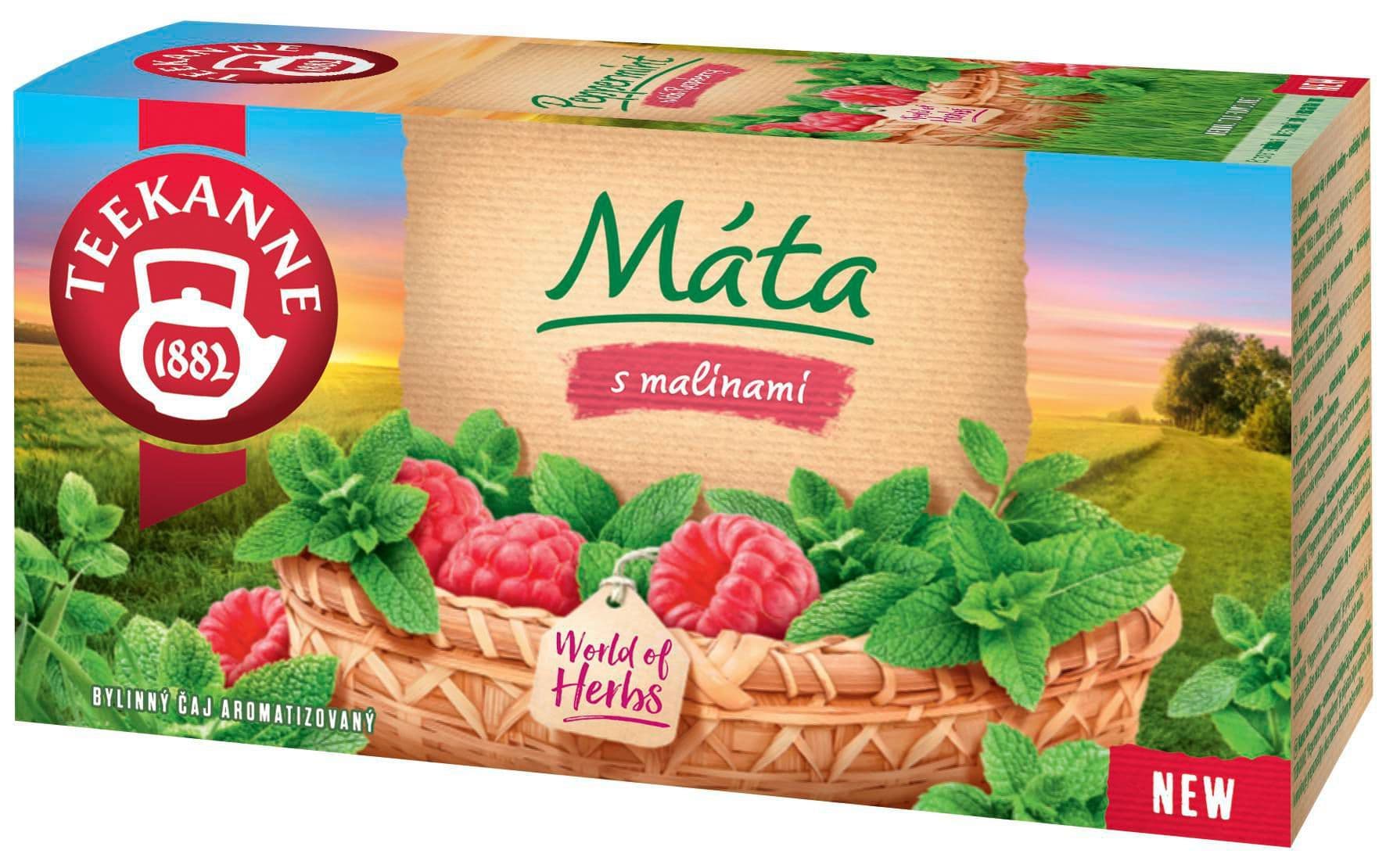 TEEKANNE Máta s malinami