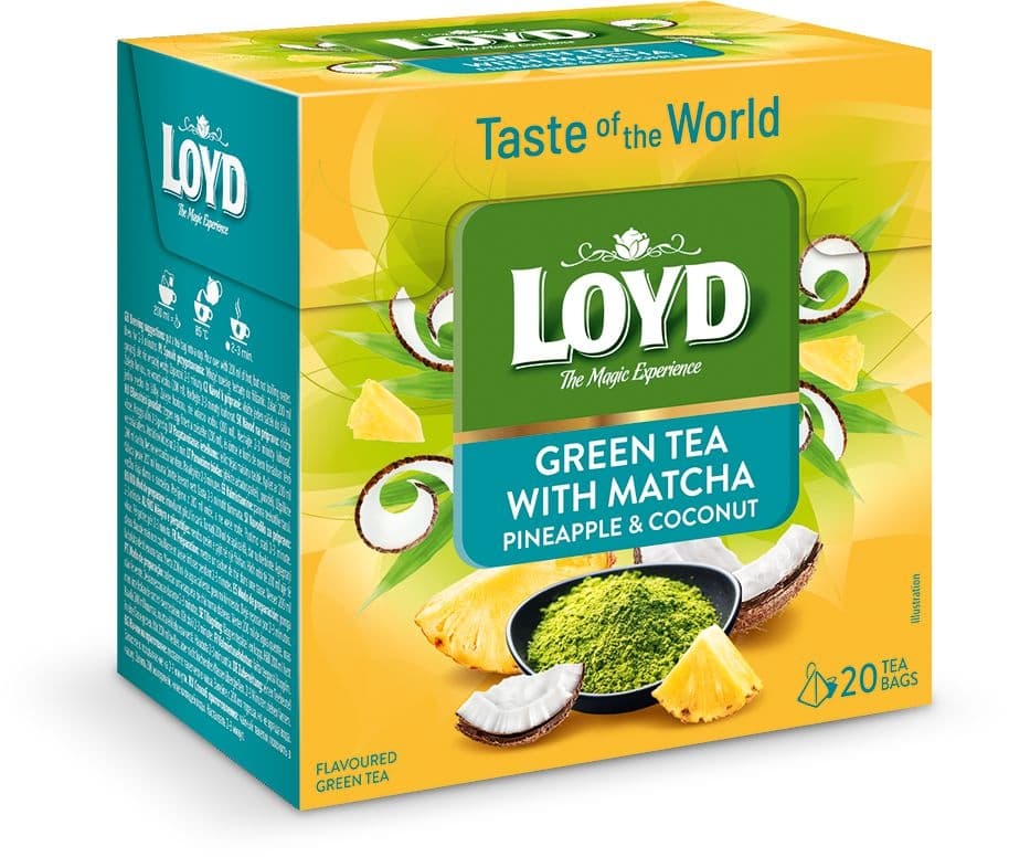 Loyd pyramida WORLD Green Matcha 20x1,5g