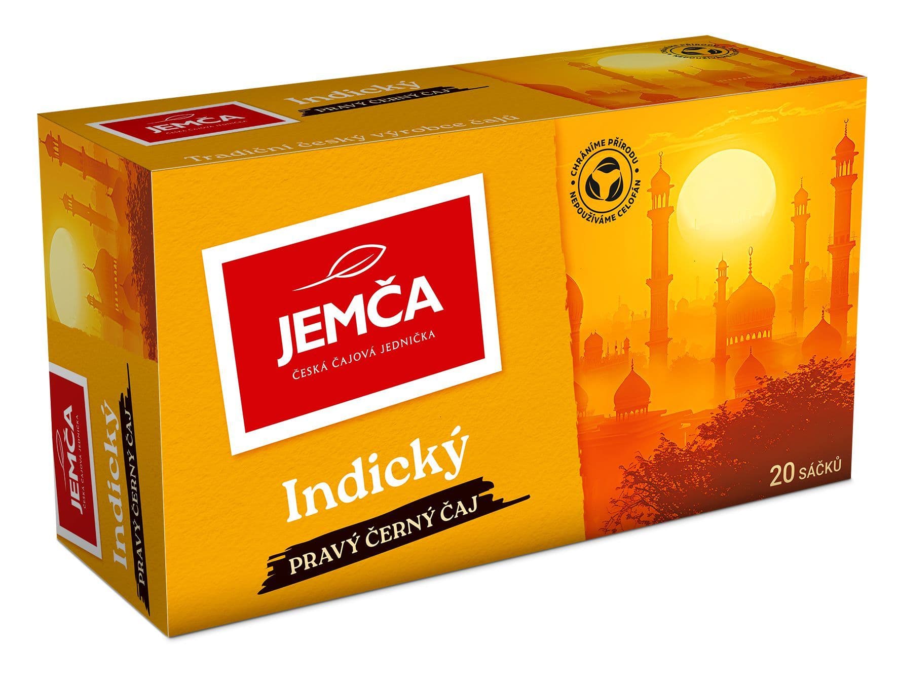 Jemča Indický pravý černý čaj 20x1,5 g