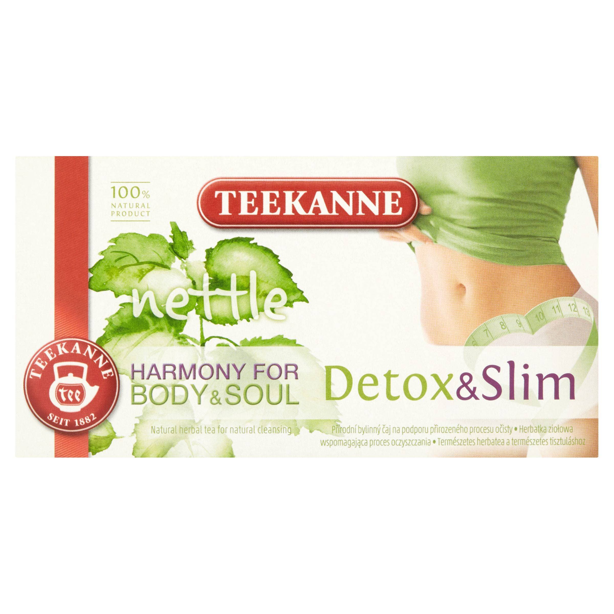 Teekanne Detox & Slim, bylinný čaj se zeleným čajem 20x1,6 g