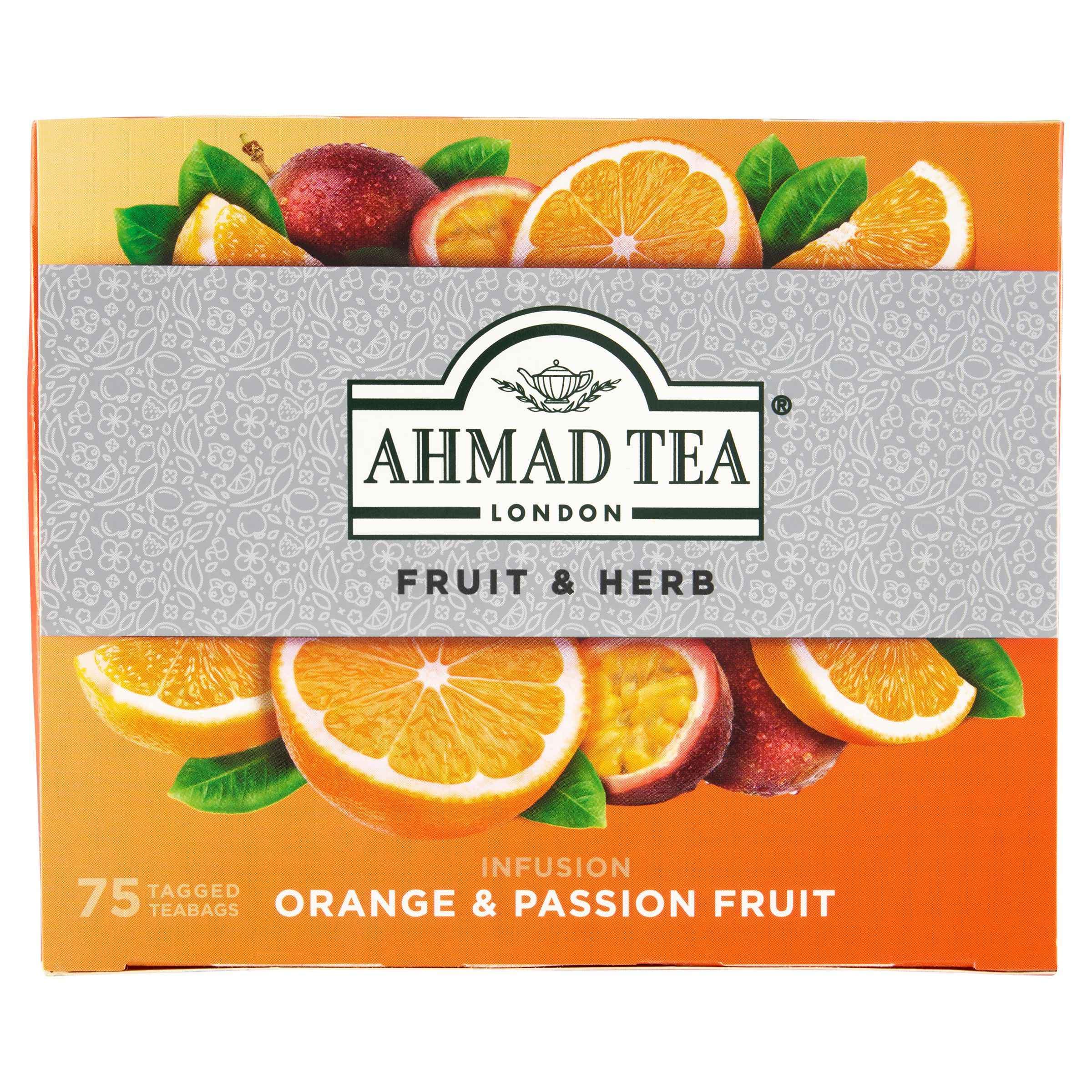 Ahmad Tea Orange&Passion Fruit 75 sáčků 135g